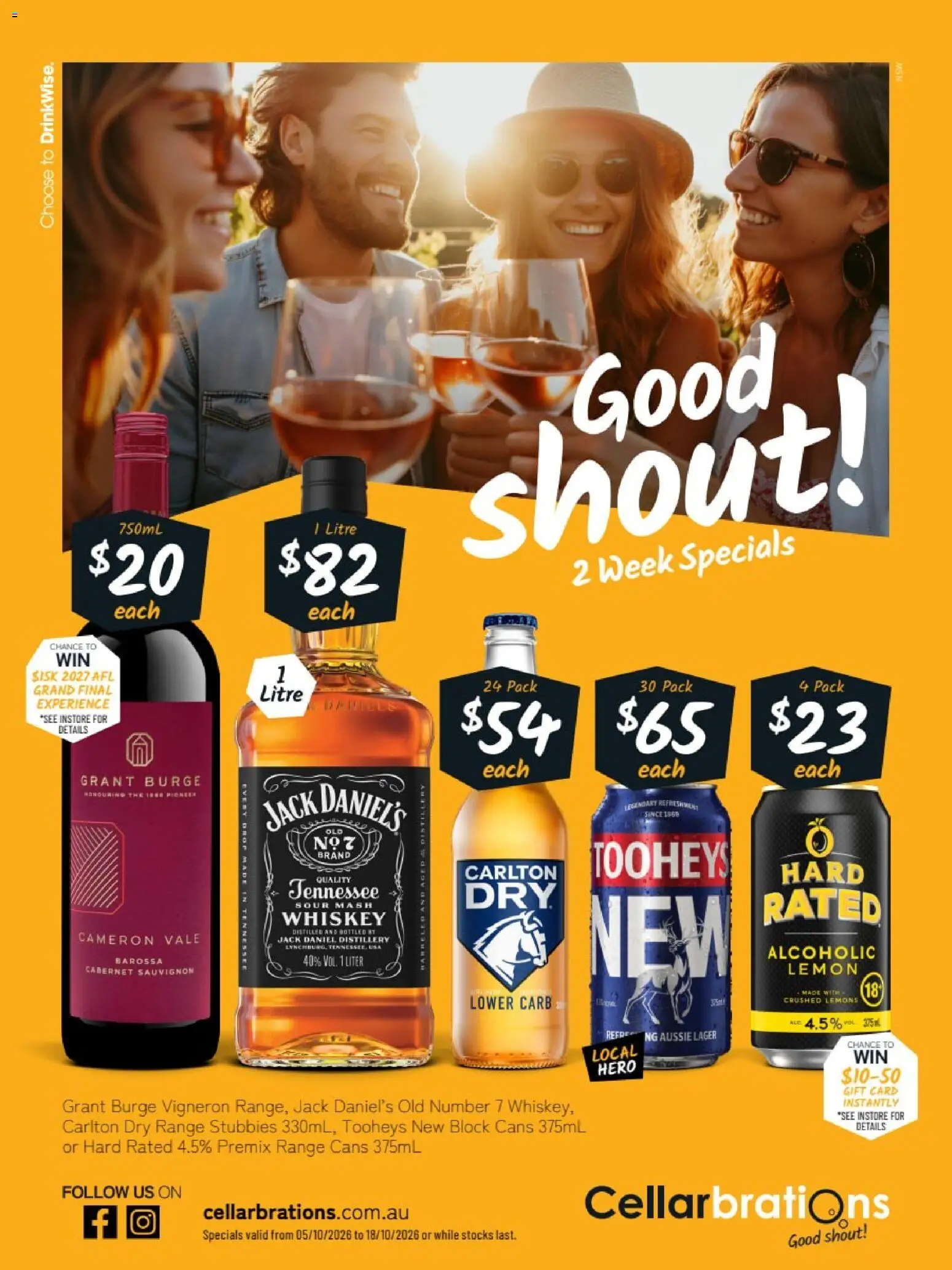 Preview of catalogue Cellarbrations catalogue from shop Cellarbrations valid 05/10/2026