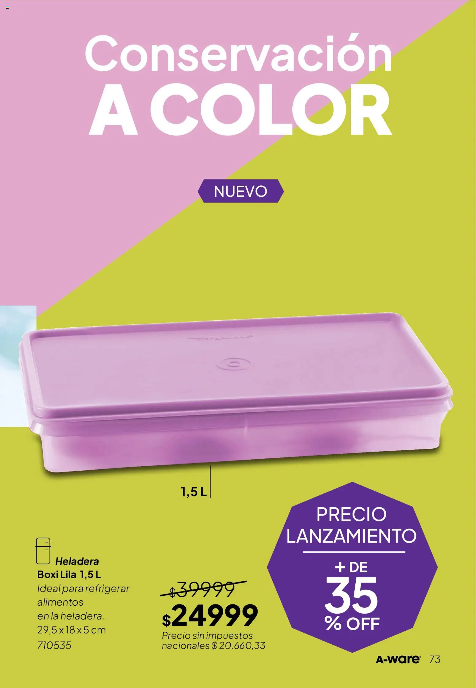 Vista previa del folleto de la tienda Tupperware válido desde el 01/09/2026 