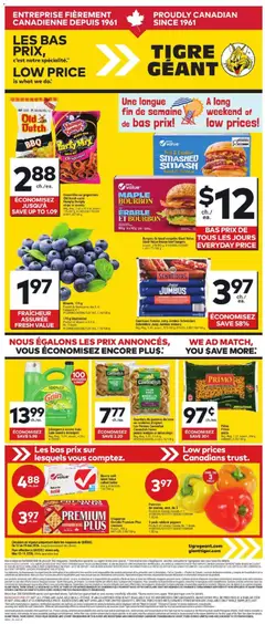 Preview of leaflet Giant Tiger weekly flyer / circulaire from shop Giant Tiger is valid from May 13, 2026