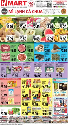 Ad Preview of Hmart Hmart VIETNAMESE - Southern California from 07/29/2026
