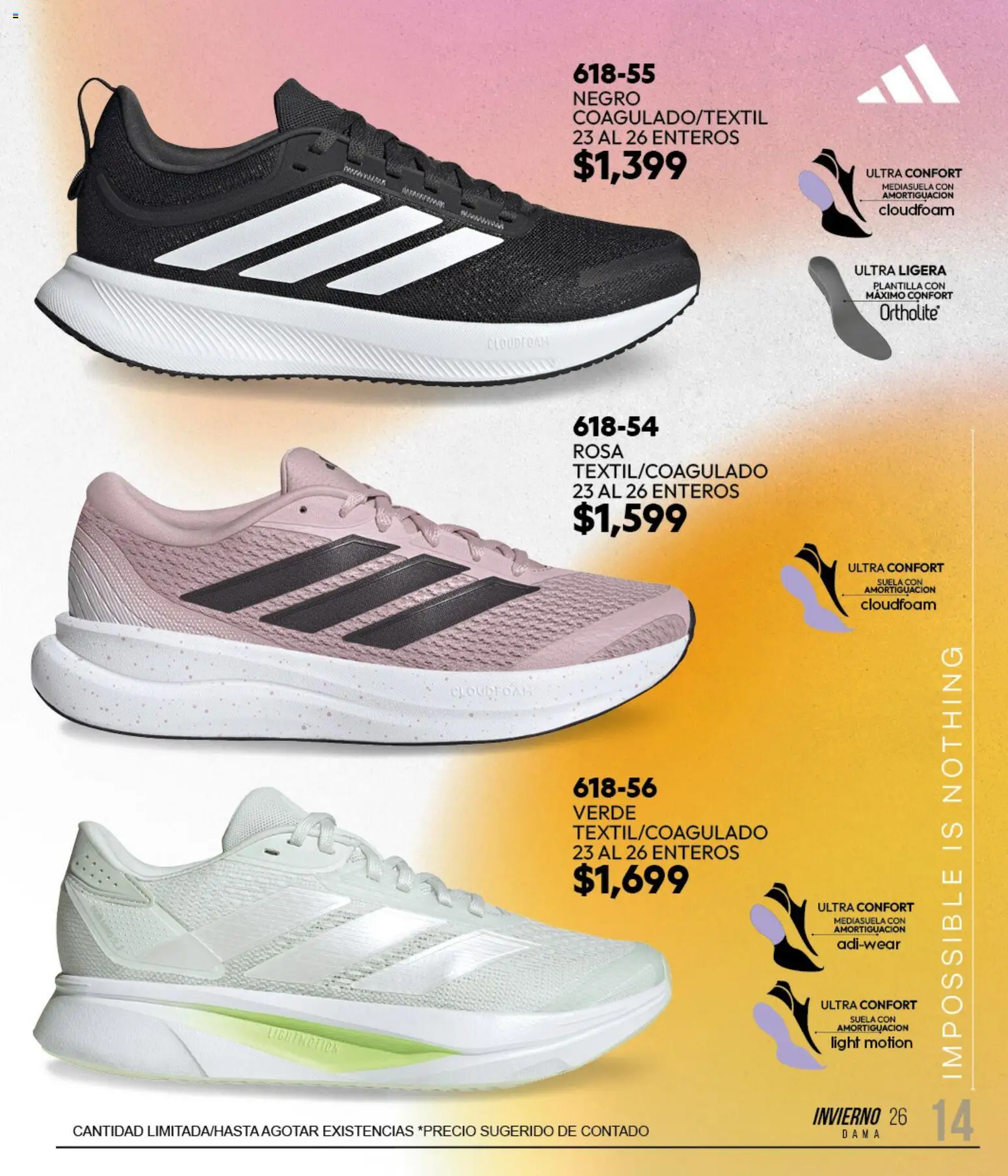 Vista previa las ofertas de la tienda Cklass - Cklass catálogo Sportbrands Dama Invierno desde el 11/09/2026 
