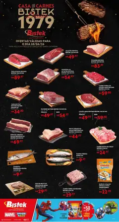 Pré-Visualização do folheto "Bistek Supermercados ofertas Quinta das Carnes" da loja Bistek Supermercados válido a partir de 18/06/2026