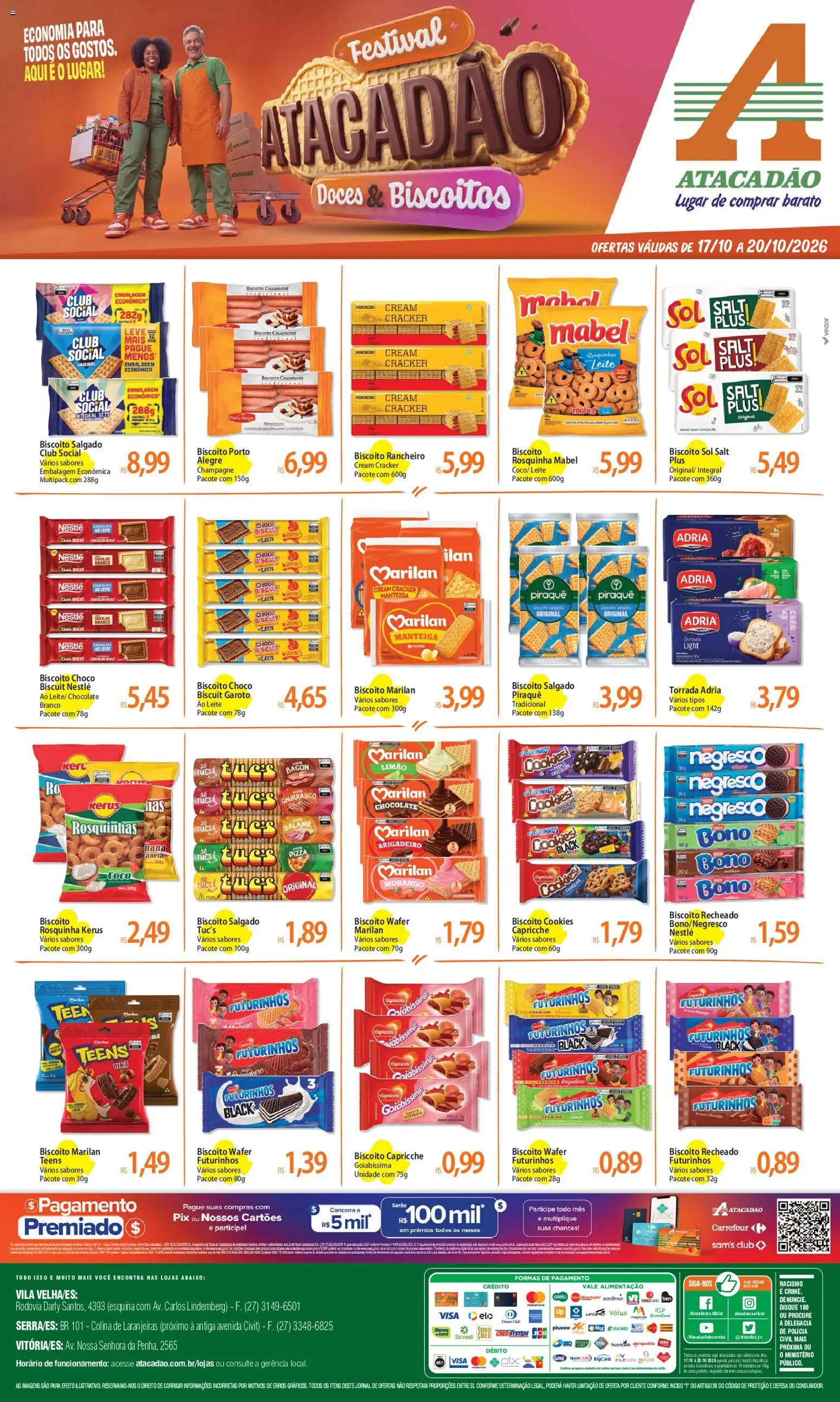 Pré-Visualização do folheto "Atacadão ofertas - ES" da loja Atacadão válido a partir de 17/10/2026