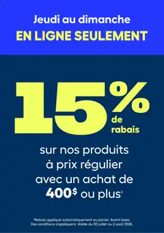 Preview of leaflet Rona circulaire from shop Rona is valid from Jul 30, 2026
