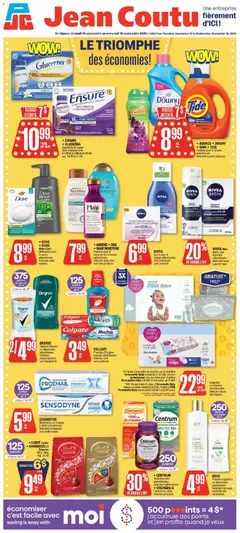 Preview of leaflet Jean Coutu circulaire from shop Jean Coutu is valid from Sep 10, 2026