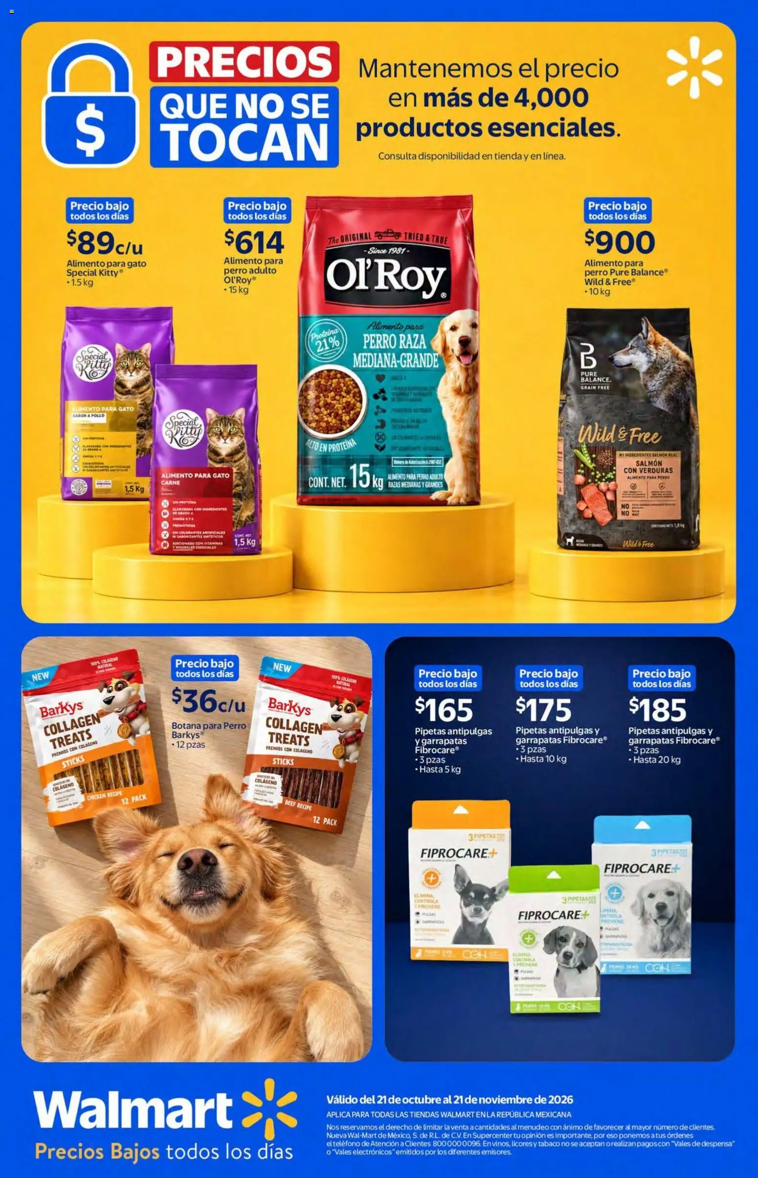Vista previa las ofertas de la tienda Walmart - Walmart folleto Precios que no se tocan desde el 21/10/2026 