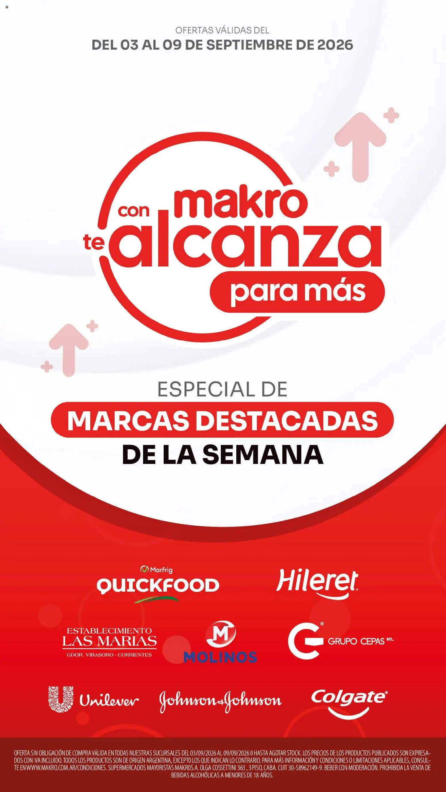 Vista previa del folleto de la tienda Makro válido desde el 03/09/2026 