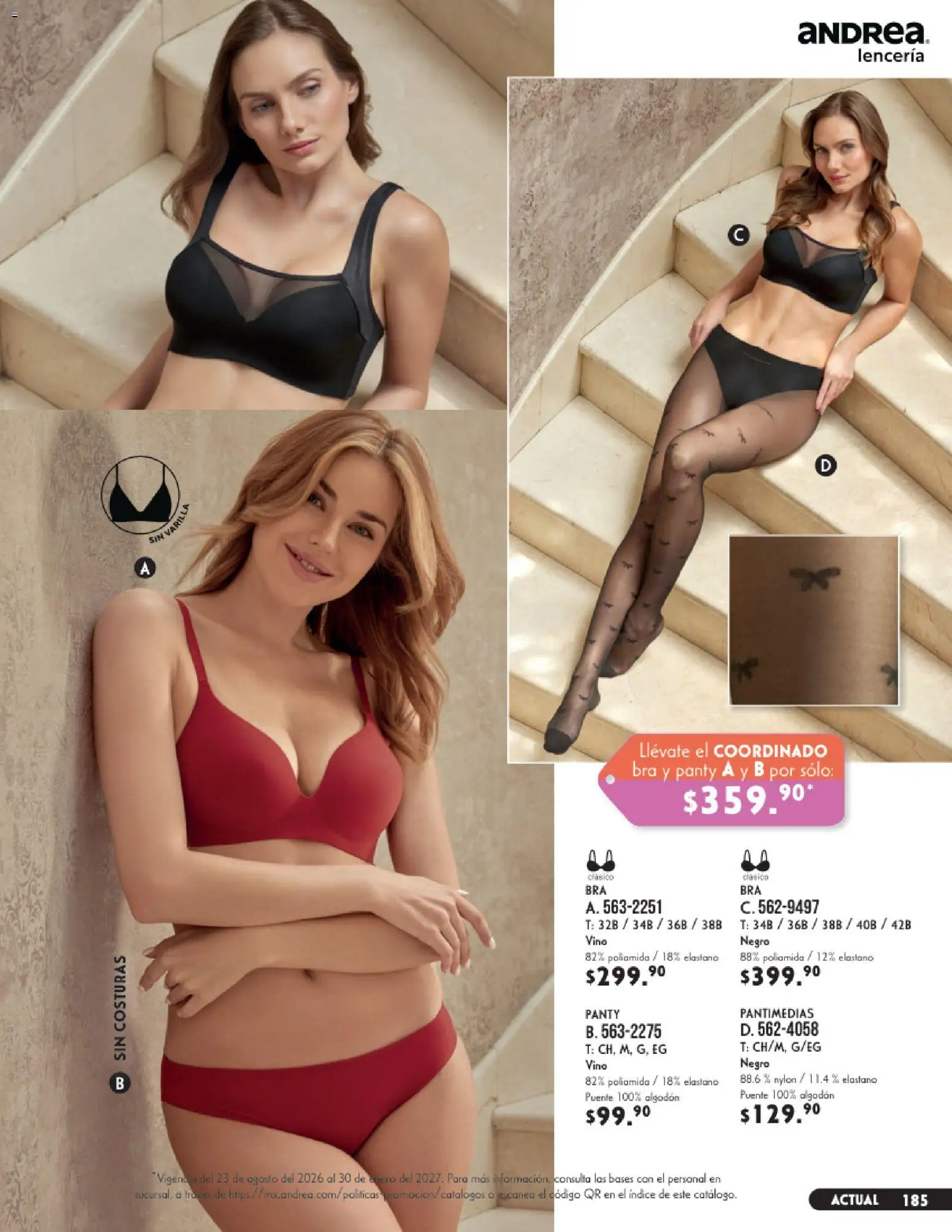 Vista previa las ofertas de la tienda Andrea - Andrea catálogo Lencería & vestir interior desde el 23/08/2026 