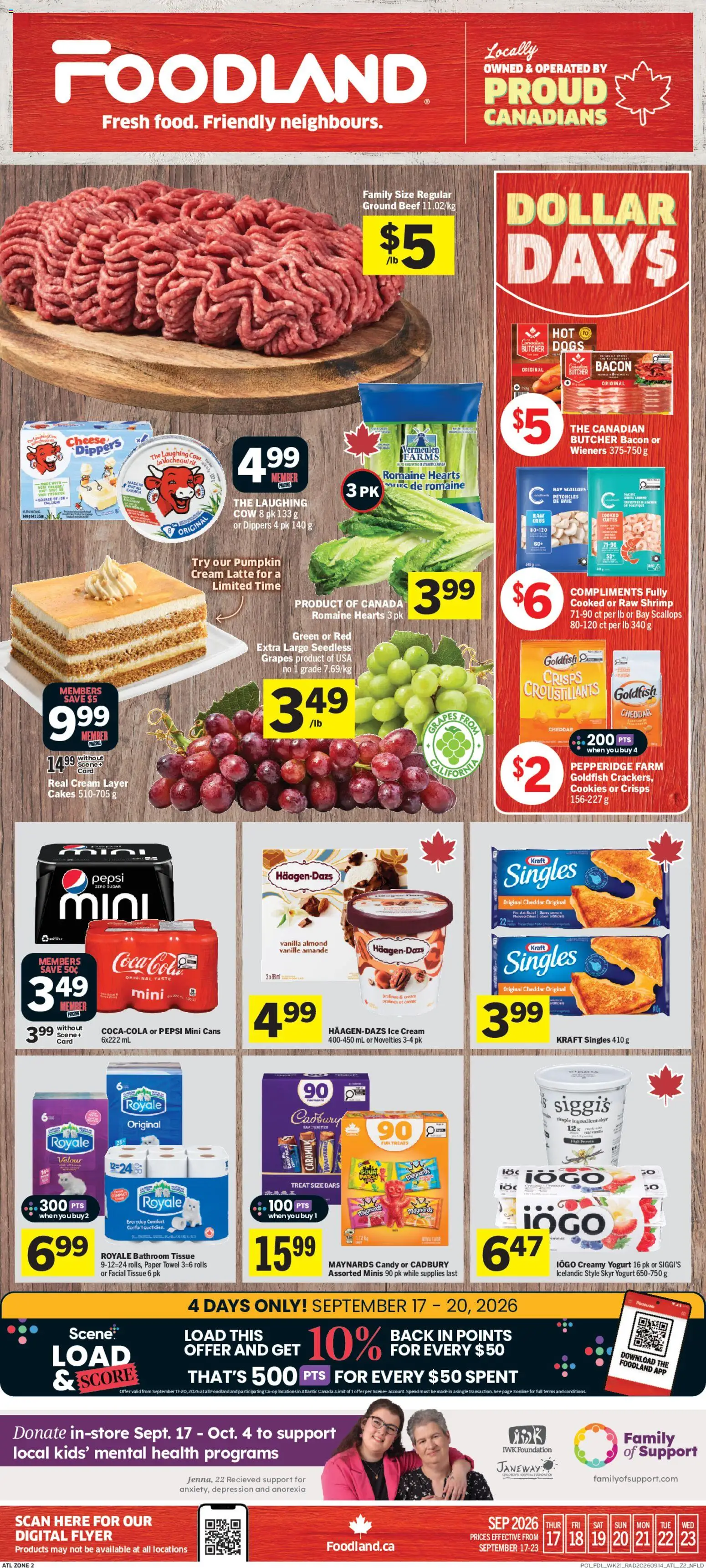 Preview of leaflet Foodland weekly flyer / circulaire from shop Foodland is valid from Sep 17, 2026