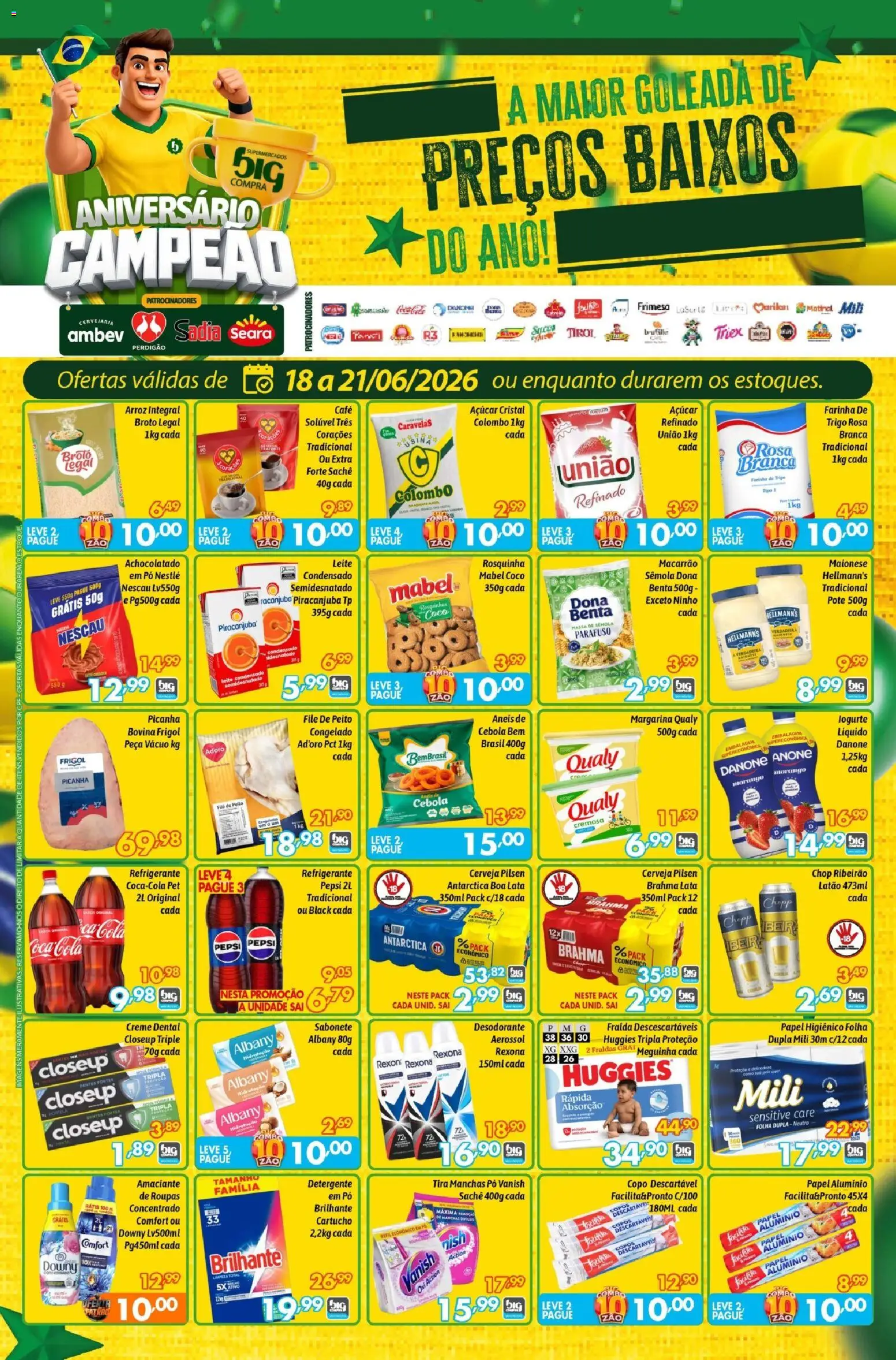 Pré-Visualização do folheto "Big Compra - Ofertas da semana" da loja Big Compra válido a partir de 18/06/2026