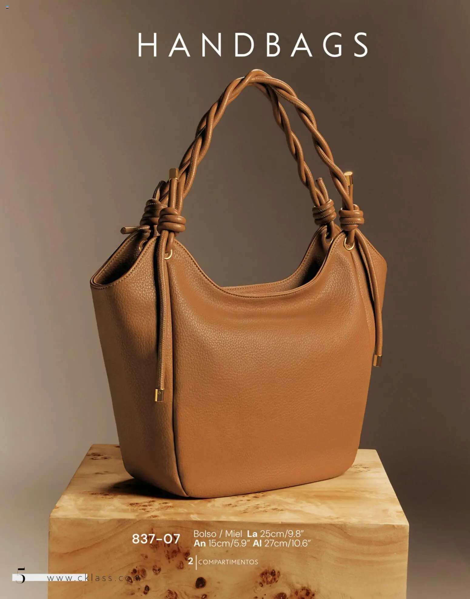 Vista previa las ofertas de la tienda Cklass - Catálogo Dama Calzado desde el 02/01/2026 - Bolso, Miel