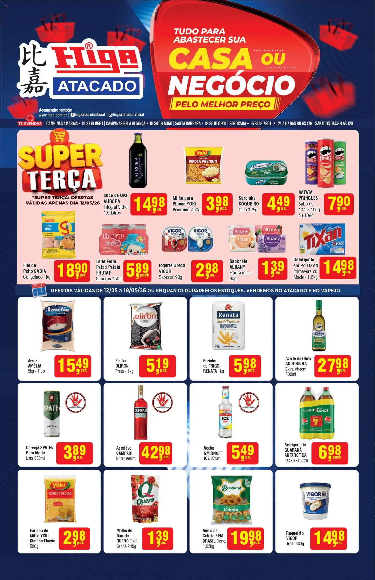 Higa Atacado Higa Atacado - Ofertas da semana (de 12/05/2026 ...