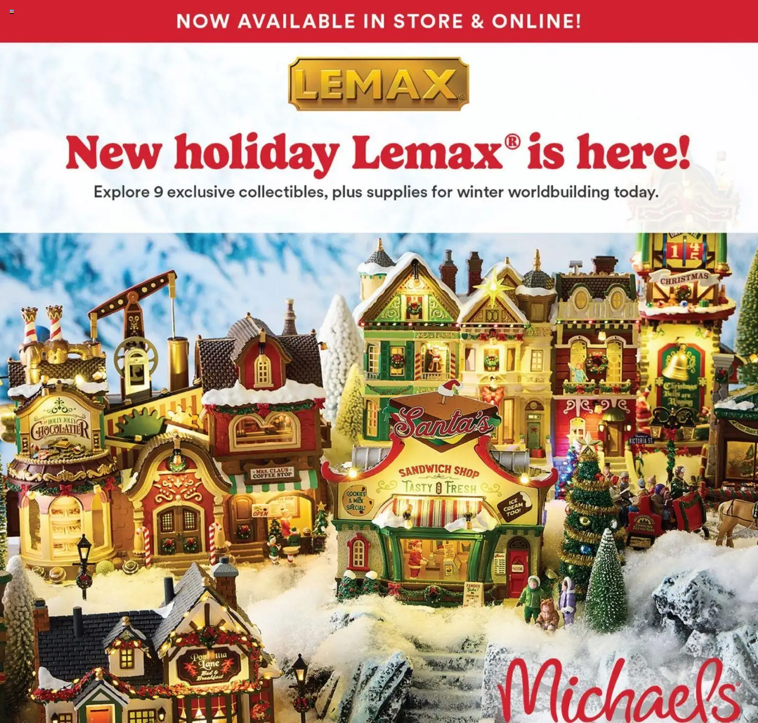 Preview of leaflet Michaels weekly flyer / circulaire from shop Michaels is valid from Oct 19, 2026
