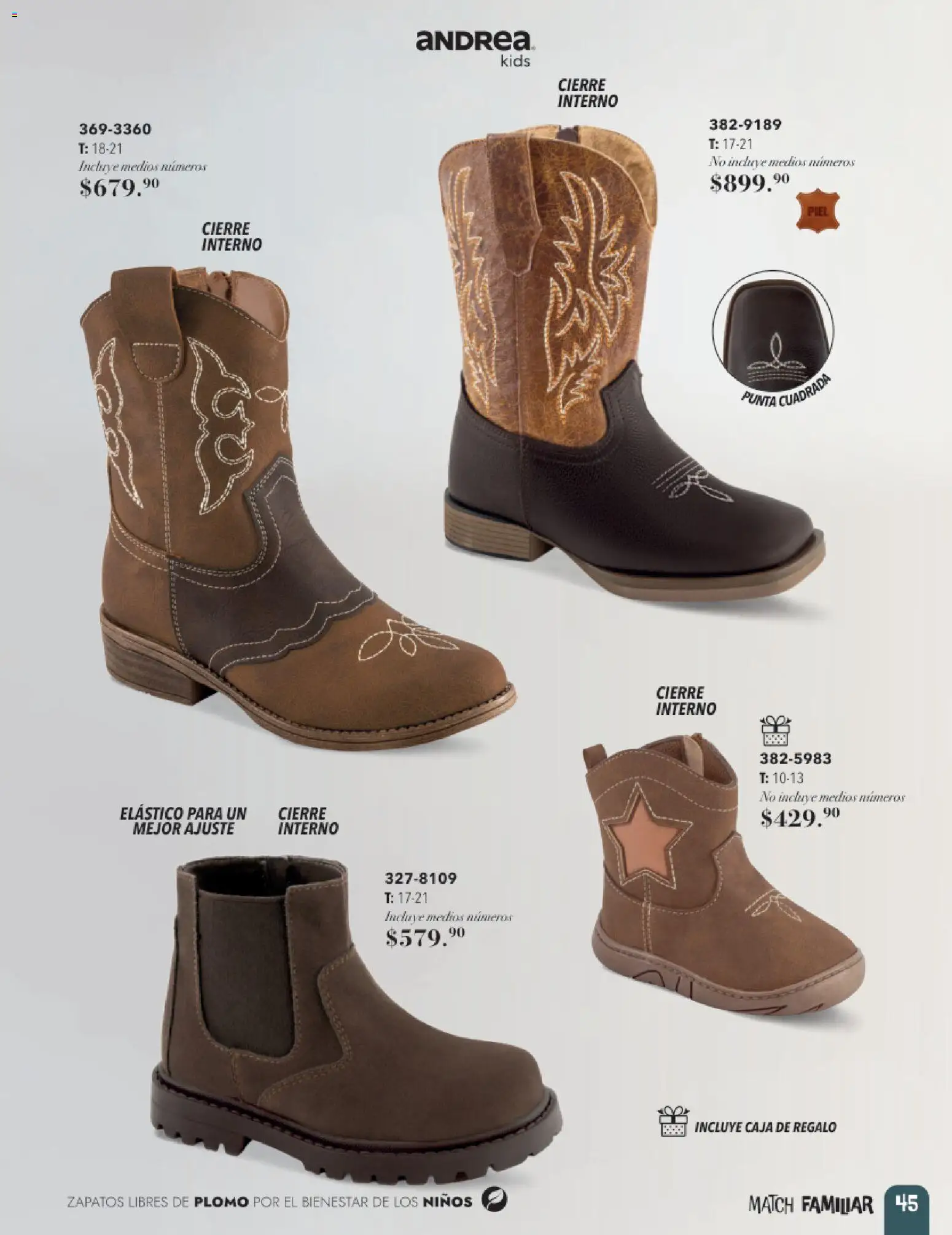 Vista previa las ofertas de la tienda Andrea - Andrea catálogo Infantil desde el 24/05/2026 - Zapatos, Caja