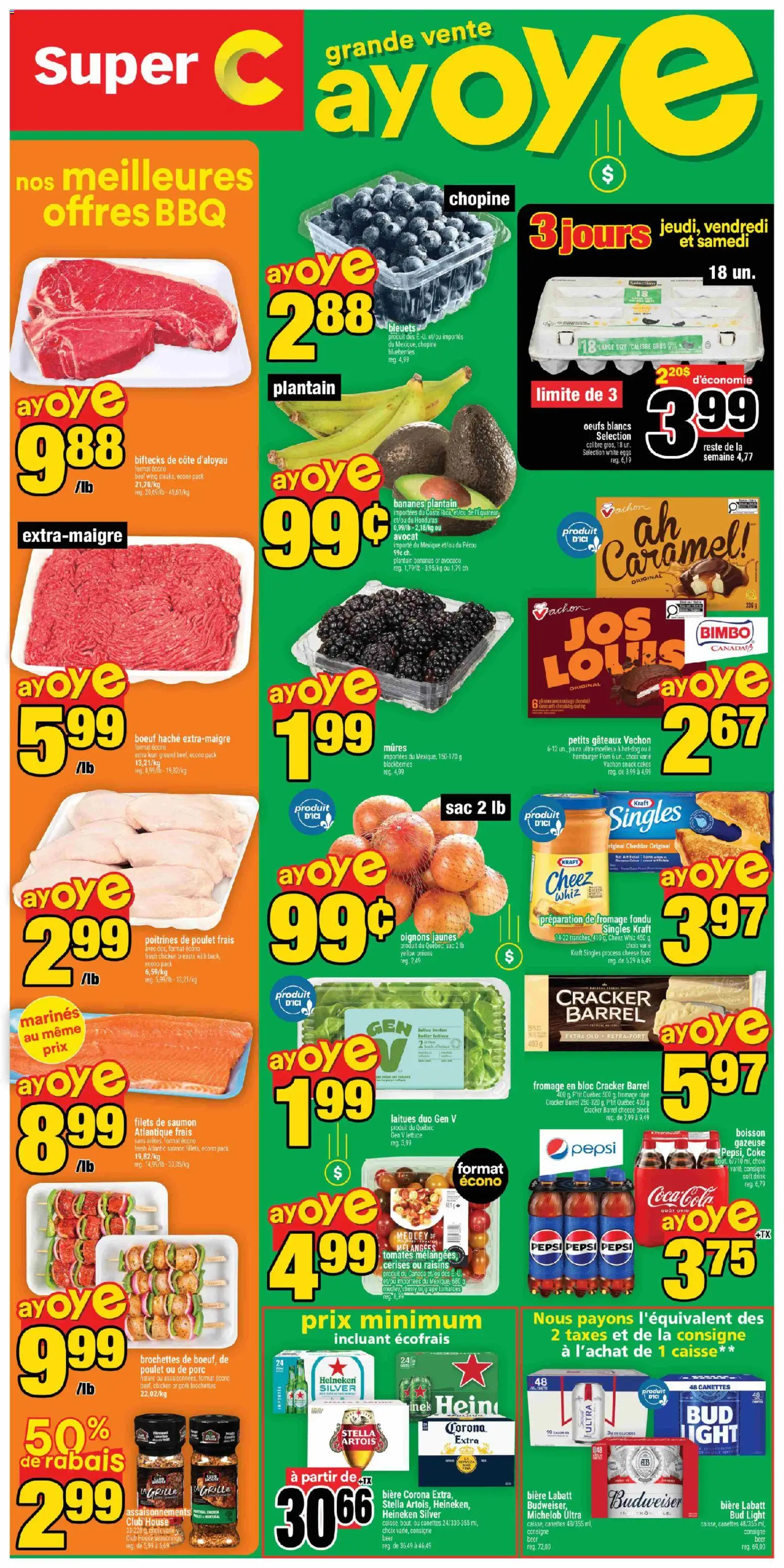 Preview of leaflet Super C circulaire - Mont-Joli from shop Super C is valid from May 14, 2026