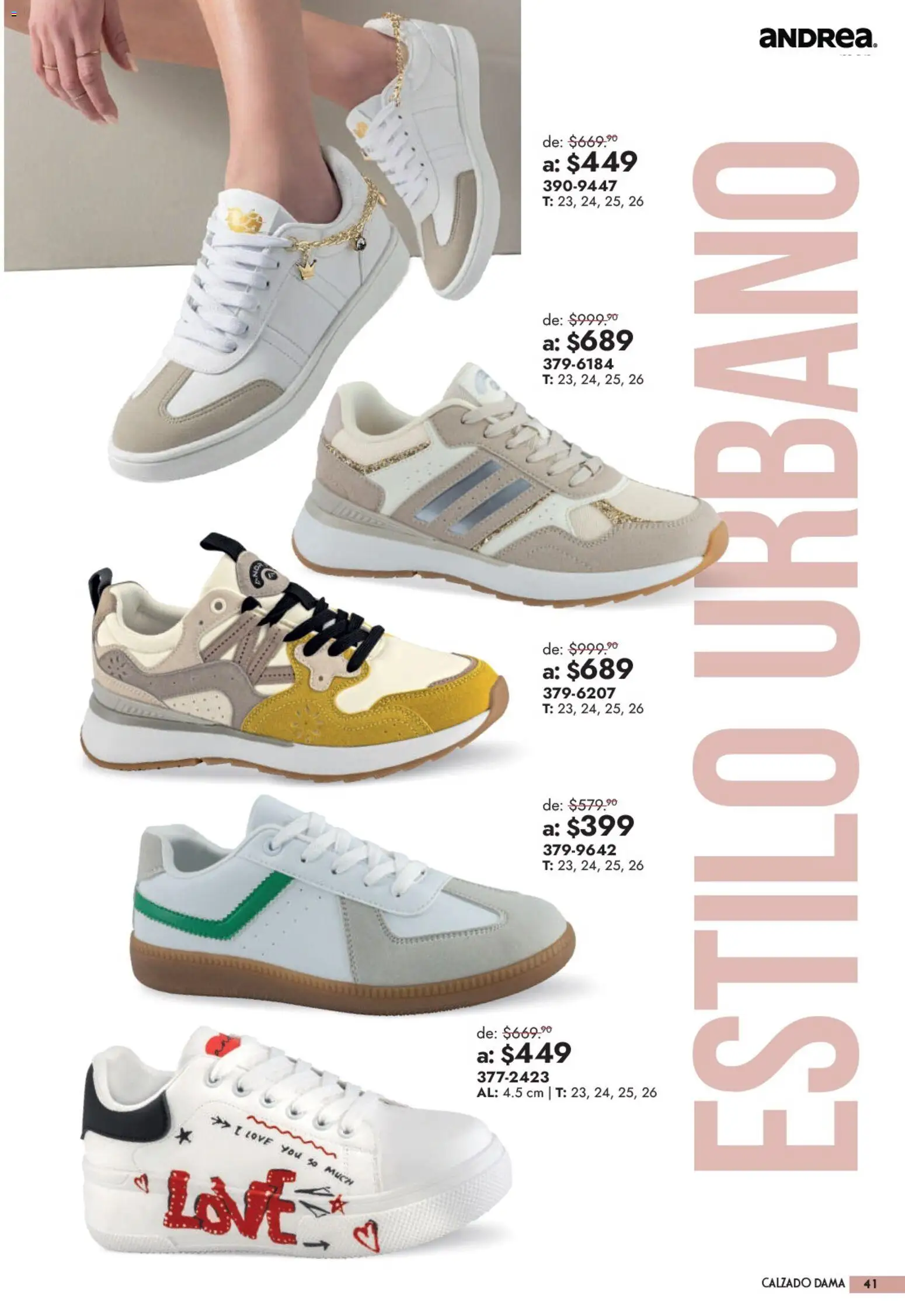 Vista previa las ofertas de la tienda Andrea - Andrea catálogo Outlet desde el 13/09/2026 