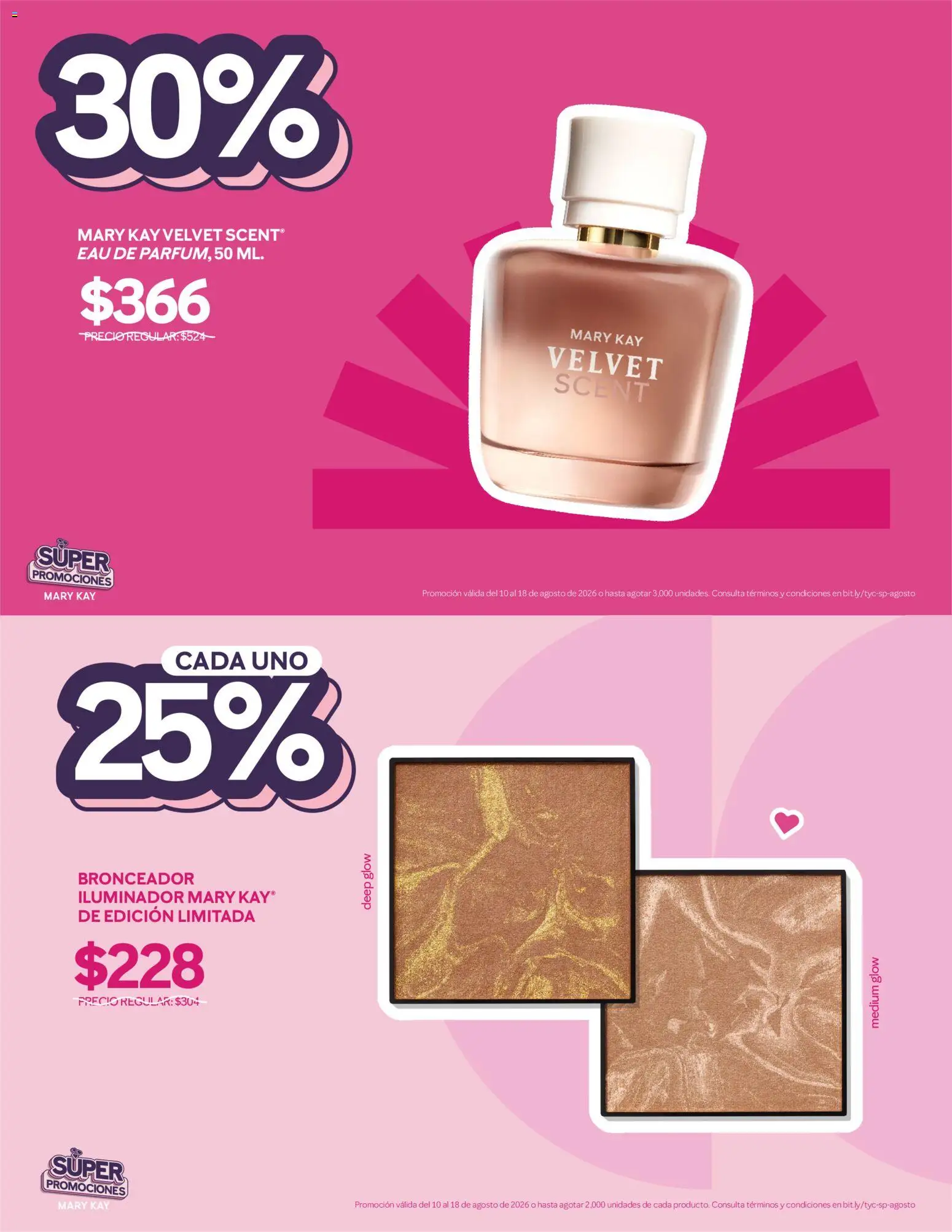 Vista previa las ofertas de la tienda Mary Kay - Catálogo Mary Kay Súper promociones desde el 10/08/2026 