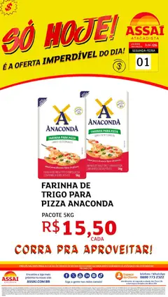 Pré-Visualização do folheto "Assaí Atacadista ofertas - DF" da loja Assaí Atacadista válido a partir de 01/06/2026
