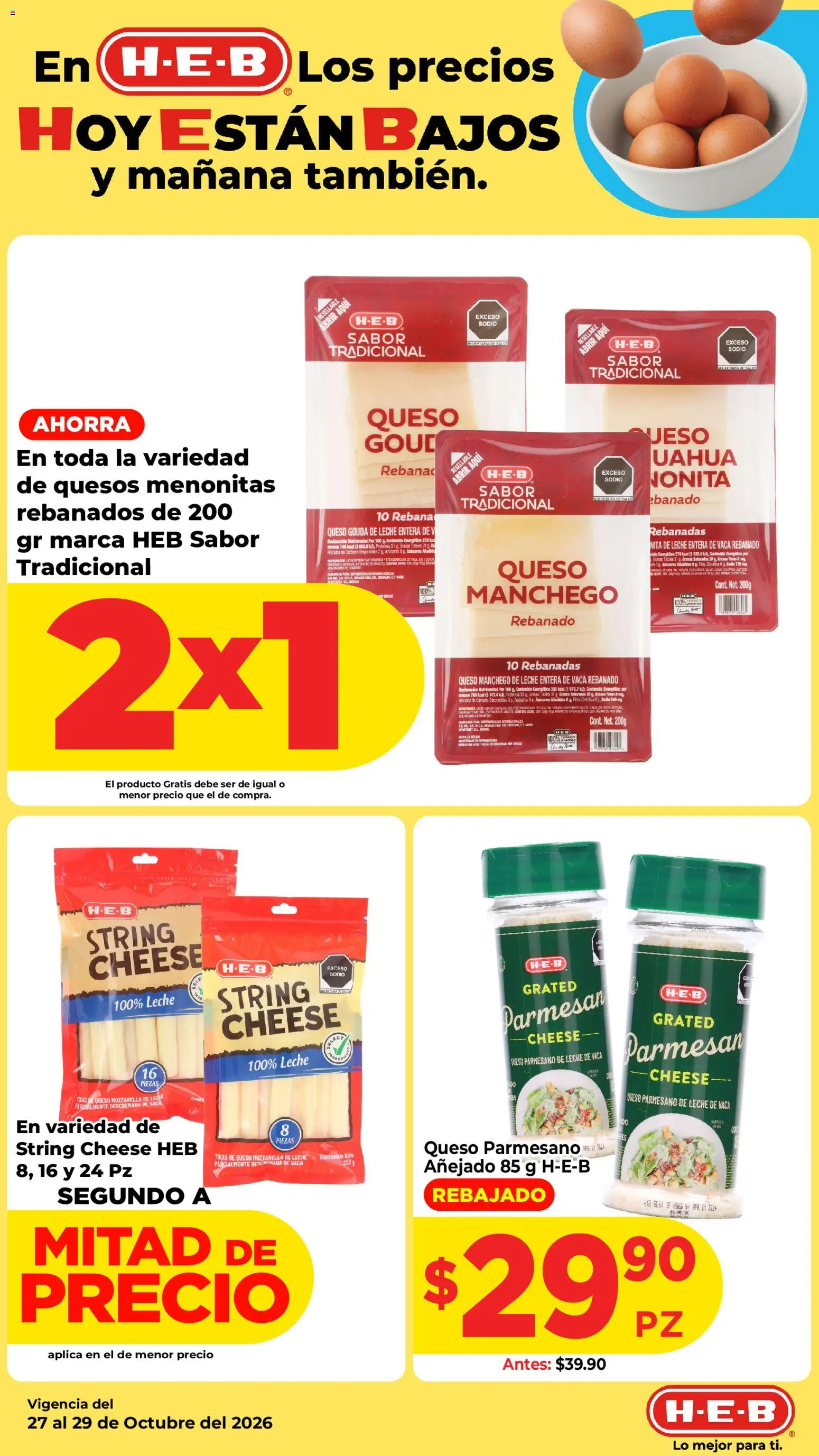 Vista previa las ofertas de la tienda H-E-B - H-E-B folleto desde el 27/10/2026 