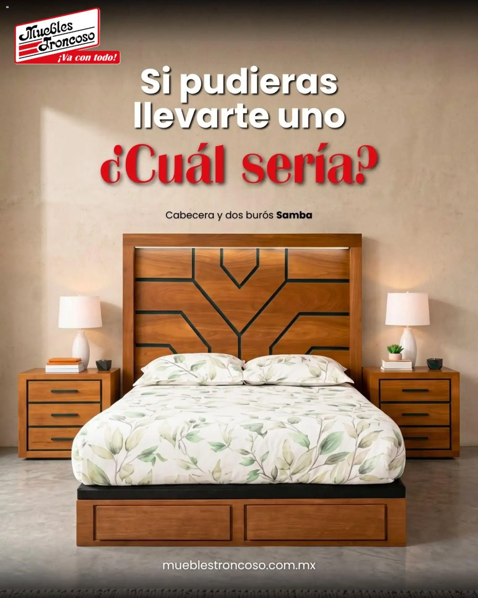 Vista previa las ofertas de la tienda Muebles Troncoso - Muebles Troncoso catálogo desde el 17/09/2026 - Cabecera