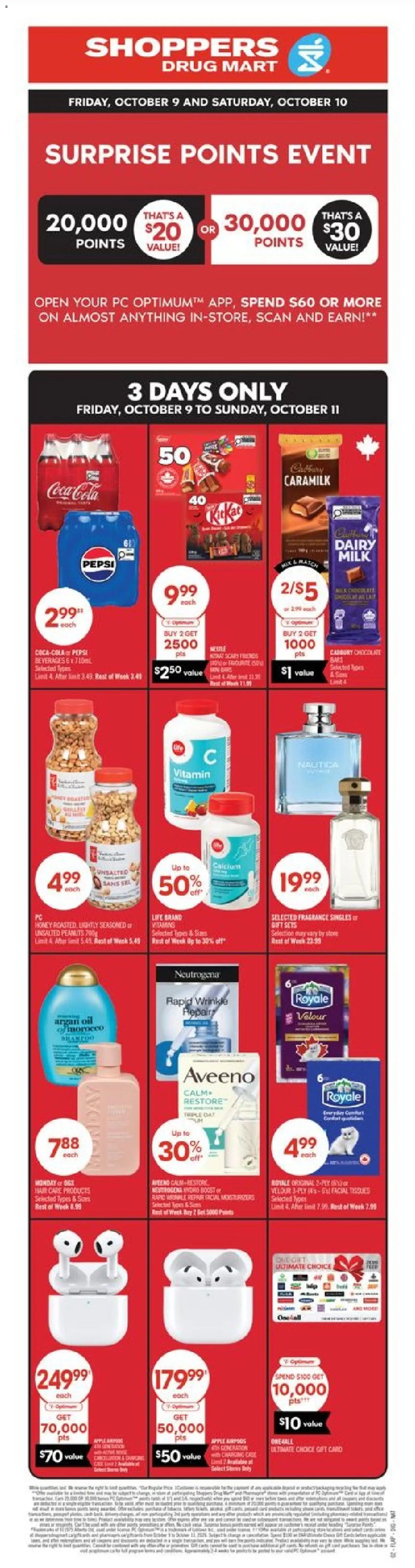 Preview of leaflet Shoppers weekly flyer / circulaire from shop Shoppers is valid from Oct 09, 2026