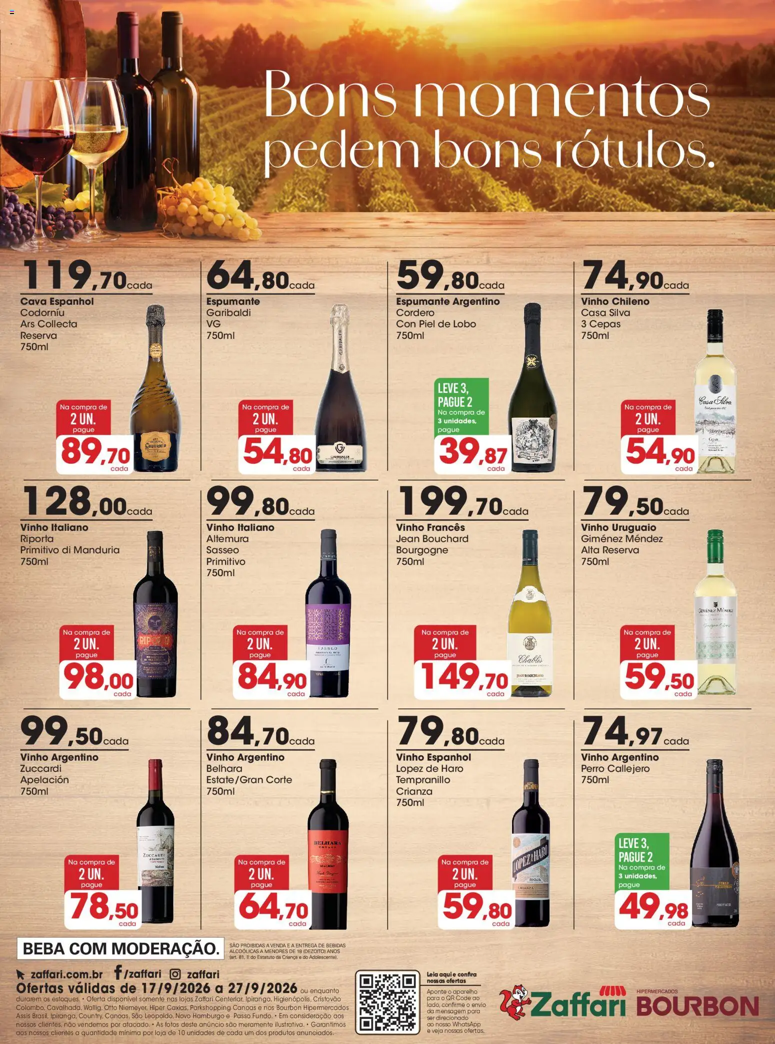 Pré-Visualização do folheto "Zaffari ofertas Bebidas Quentes - RS" da loja Zaffari válido a partir de 17/09/2026