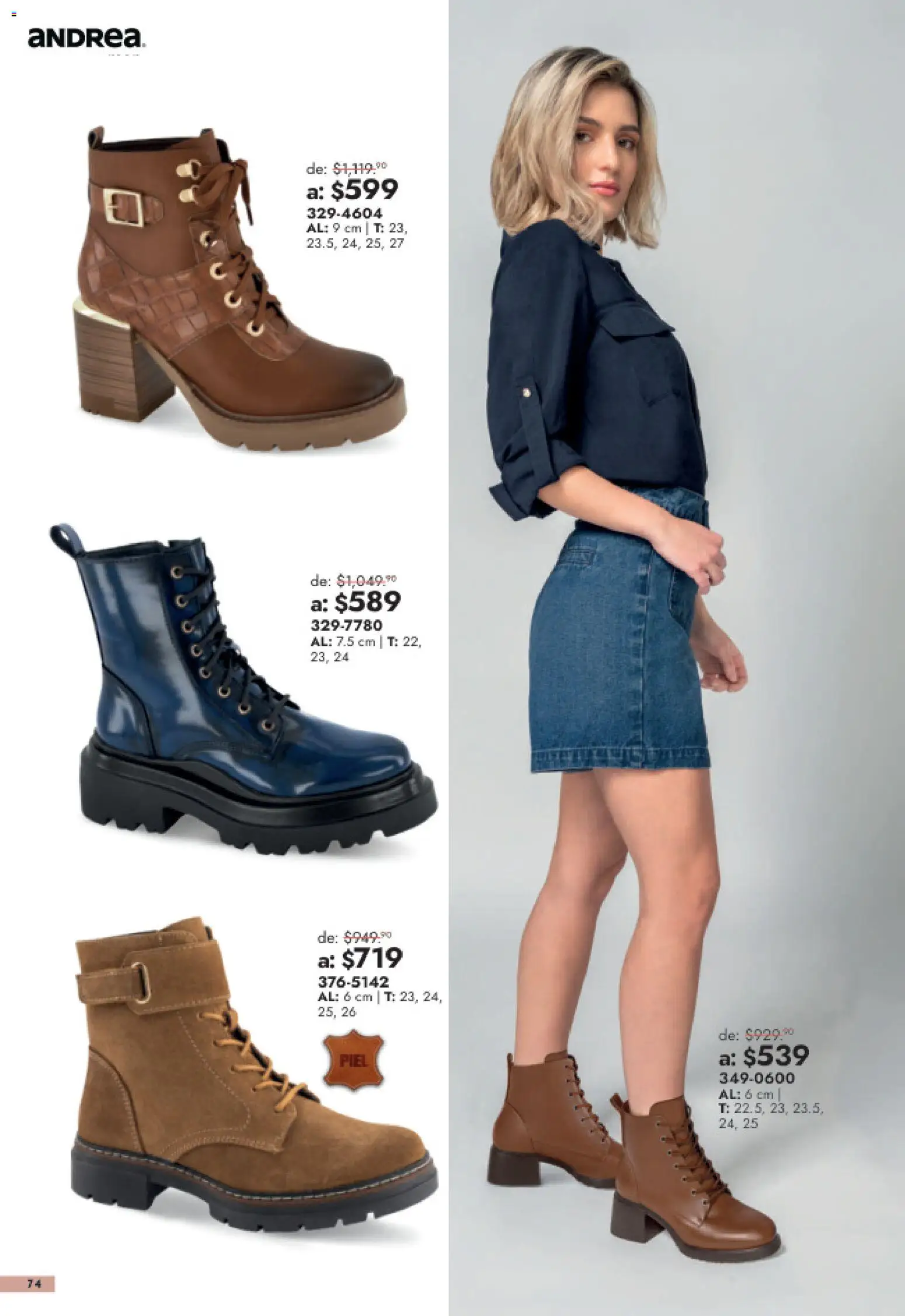 Vista previa las ofertas de la tienda Andrea - Andrea catálogo Outlet desde el 26/07/2026 