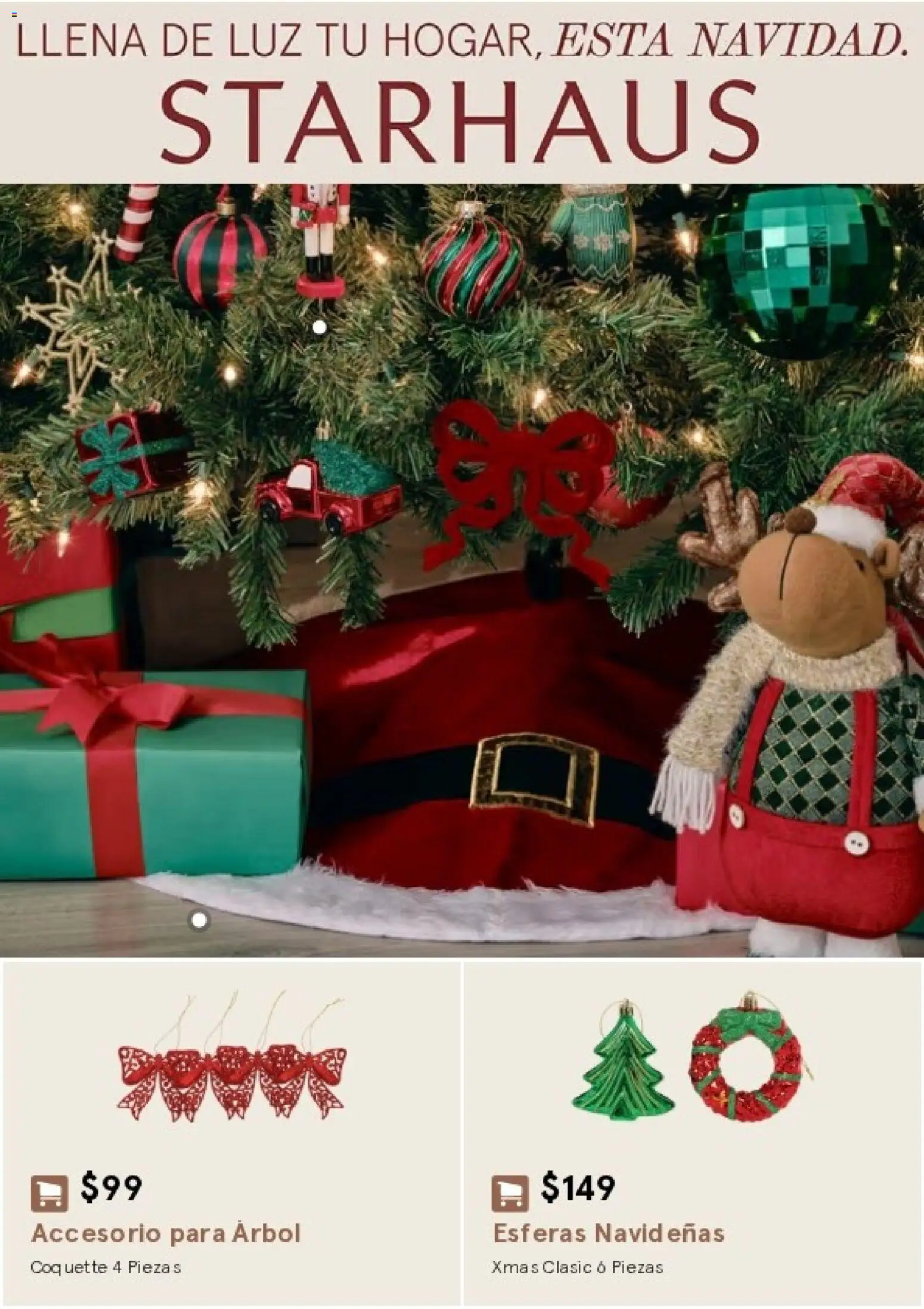 Vista previa las ofertas de la tienda Coppel - Coppel catálogo Starhaus Navidad desde el 14/10/2026 