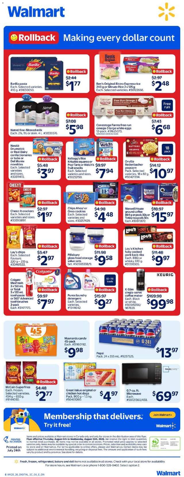 New Walmart flyer from Aug 06