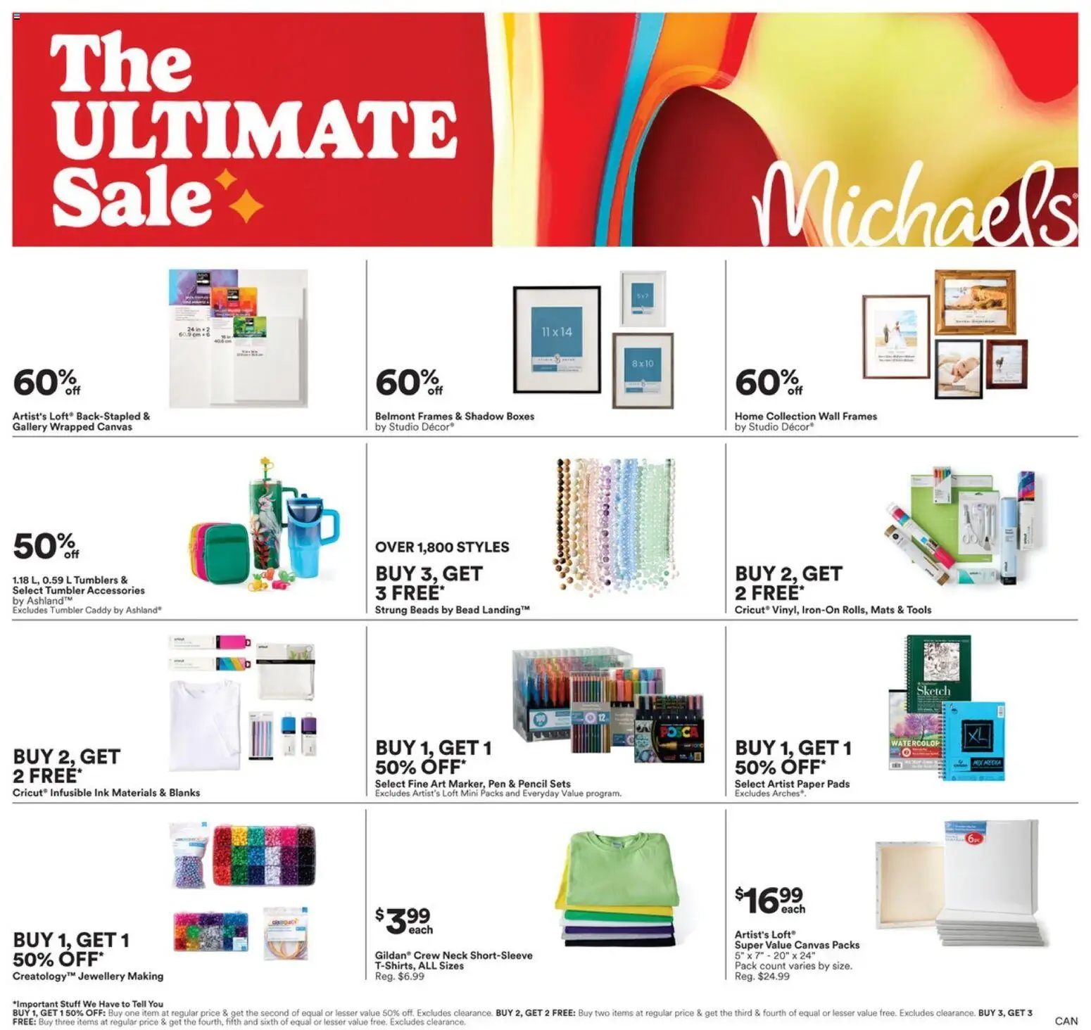 Preview of leaflet Michaels weekly flyer / circulaire from shop Michaels is valid from Jun 05, 2026 - Tools