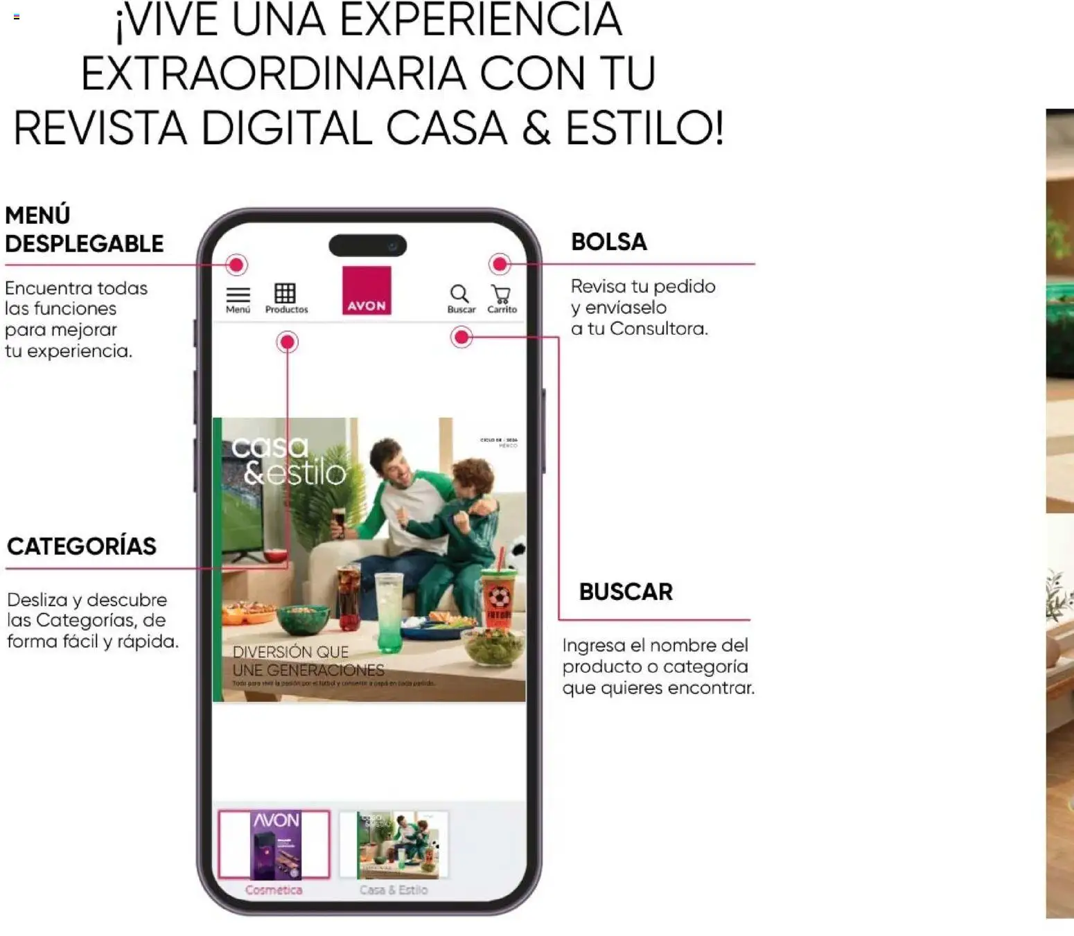 Vista previa las ofertas de la tienda AVON - AVON Casa & Estilo 8 2026 desde el 08/05/2026 - Bolsa, Revista