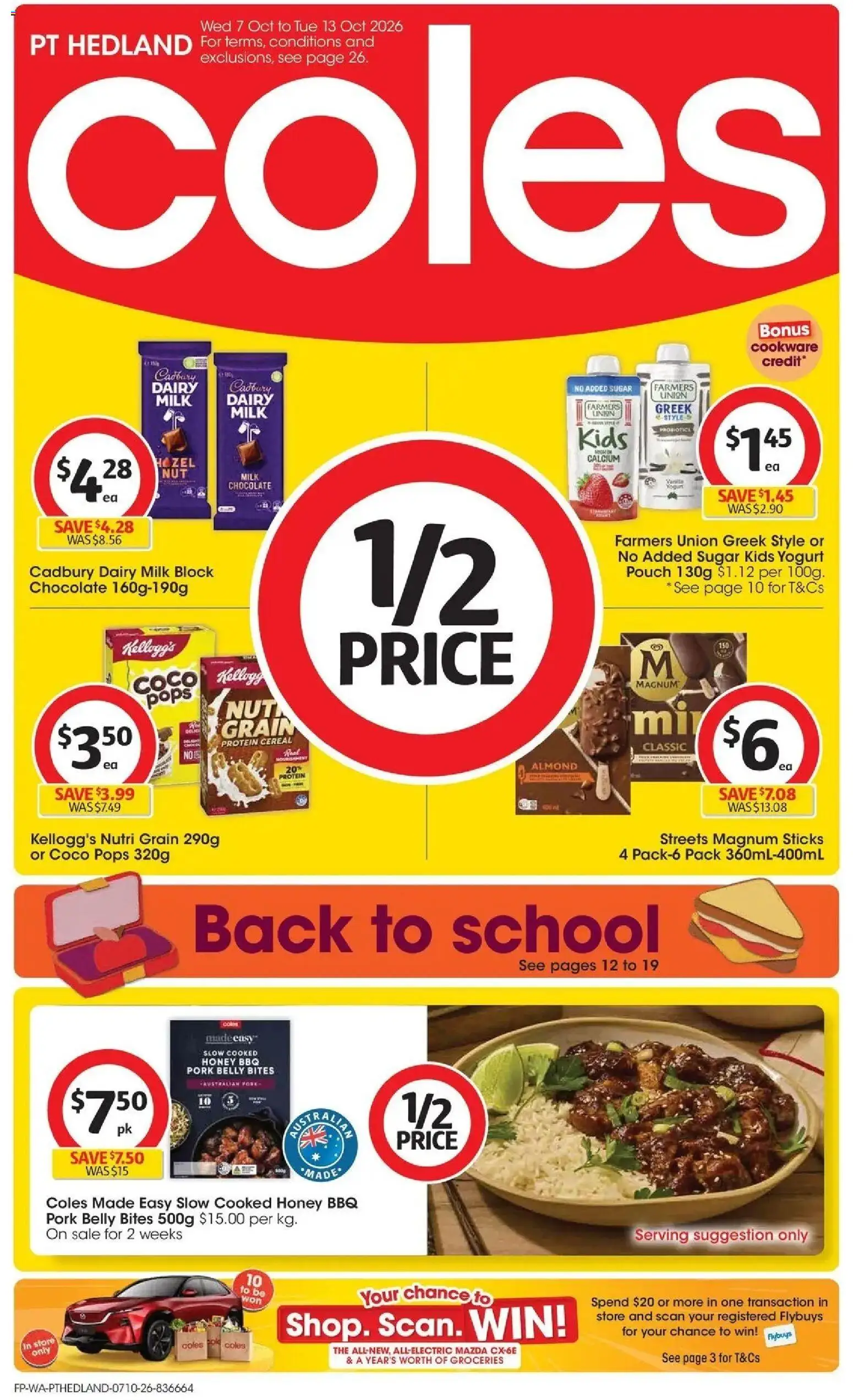 Preview of catalogue Coles catalogue PT Hedland from shop Coles valid 07/10/2026
