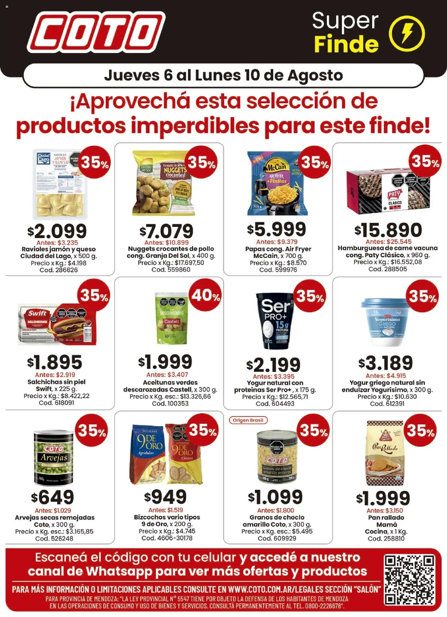 Vista previa del folleto de la tienda Coto válido desde el 06/08/2026 