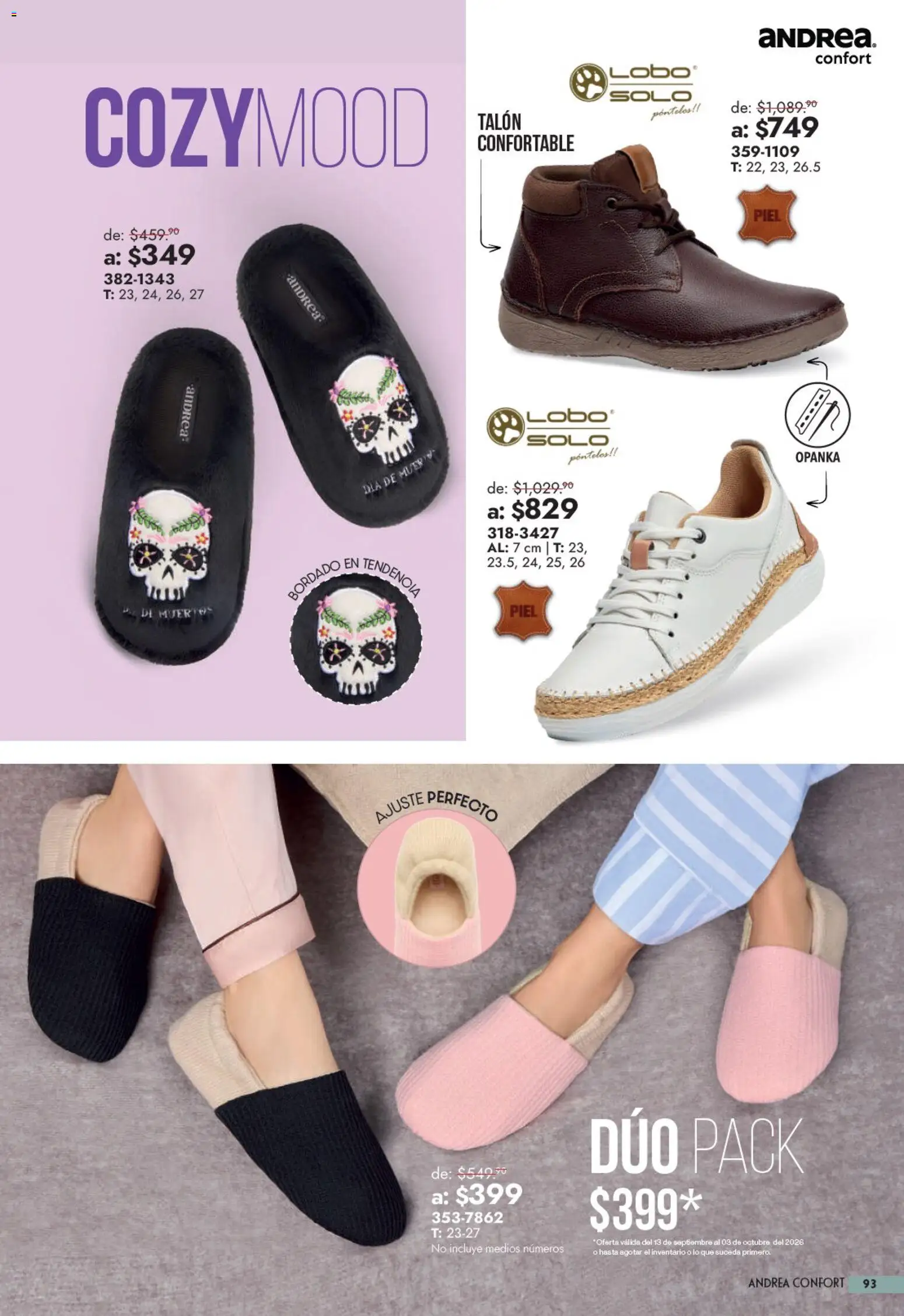 Vista previa las ofertas de la tienda Andrea - Andrea catálogo Outlet desde el 13/09/2026 