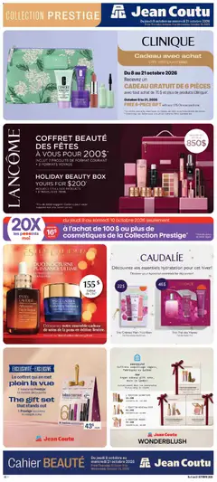 Preview of leaflet Jean Coutu - Prestige Booklet from shop Jean Coutu is valid from Oct 08, 2026