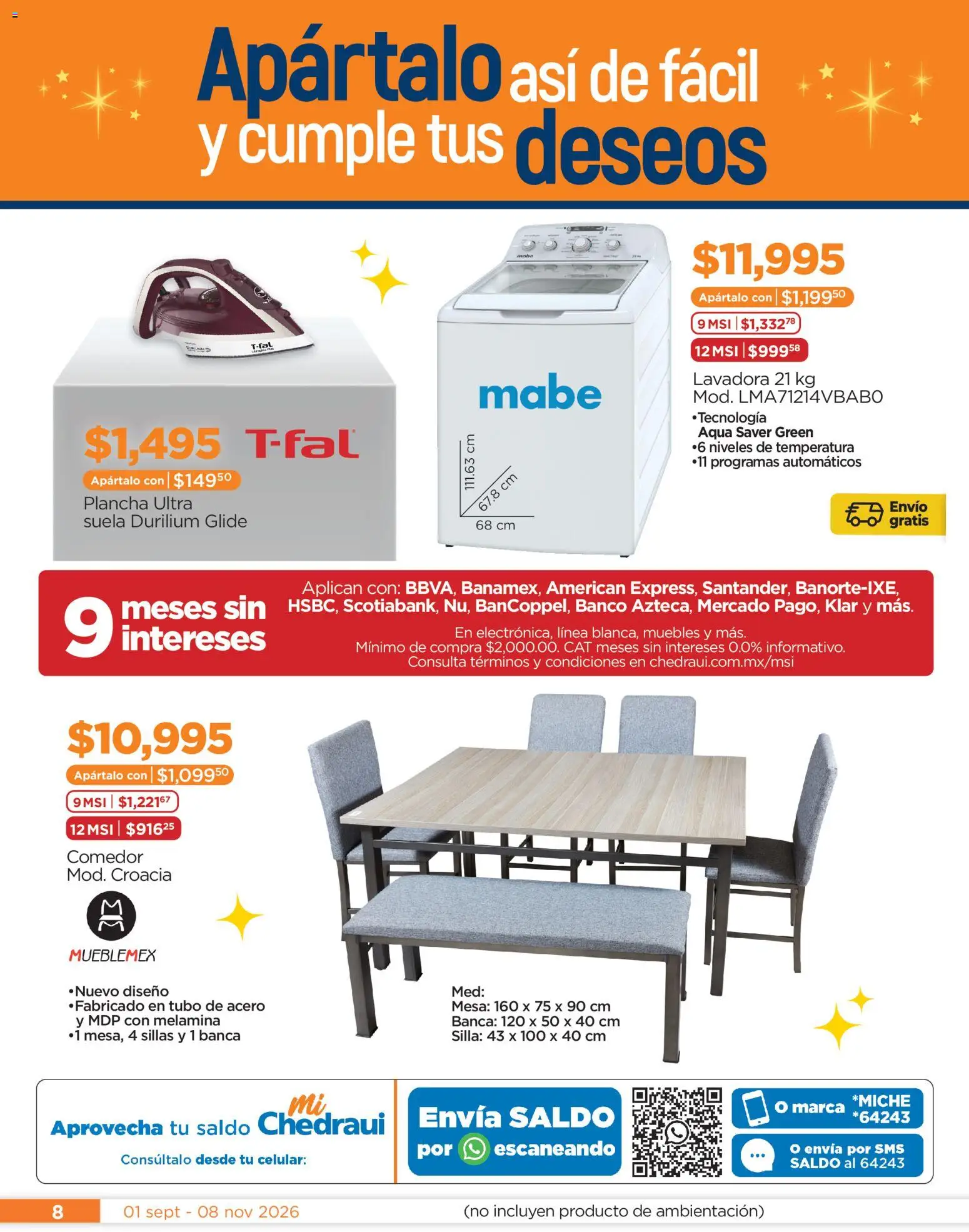 Vista previa las ofertas de la tienda Chedraui - Chedraui folleto Llegan los porti ofertones desde el 01/09/2026 
