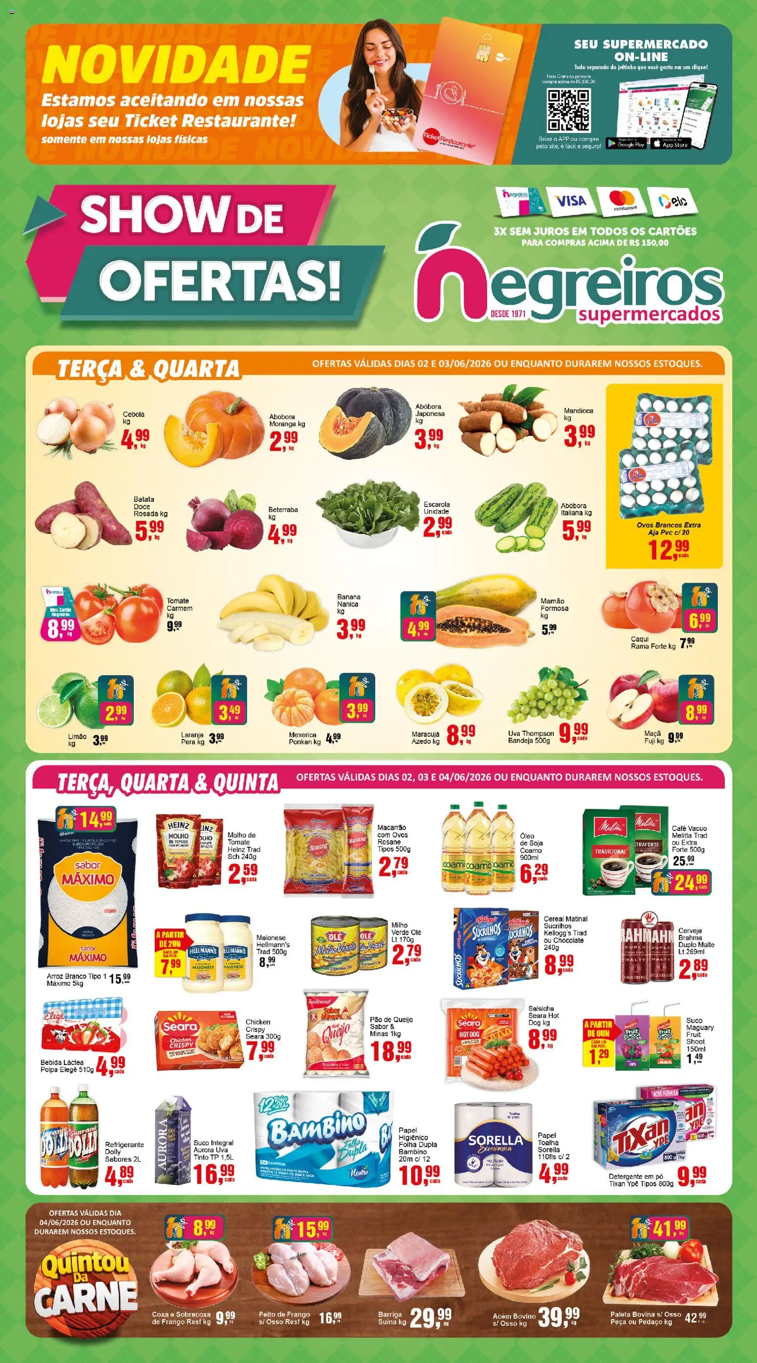 Pré-Visualização do folheto "Negreiros - Ofertas da semana" da loja Negreiros válido a partir de 02/06/2026