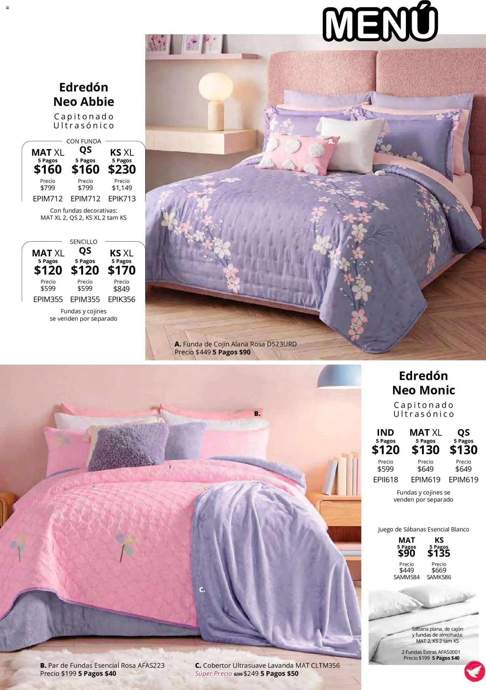 Vista previa las ofertas de la tienda Colchas Concord - Colchas Concord catálogo desde el 15/10/2026 