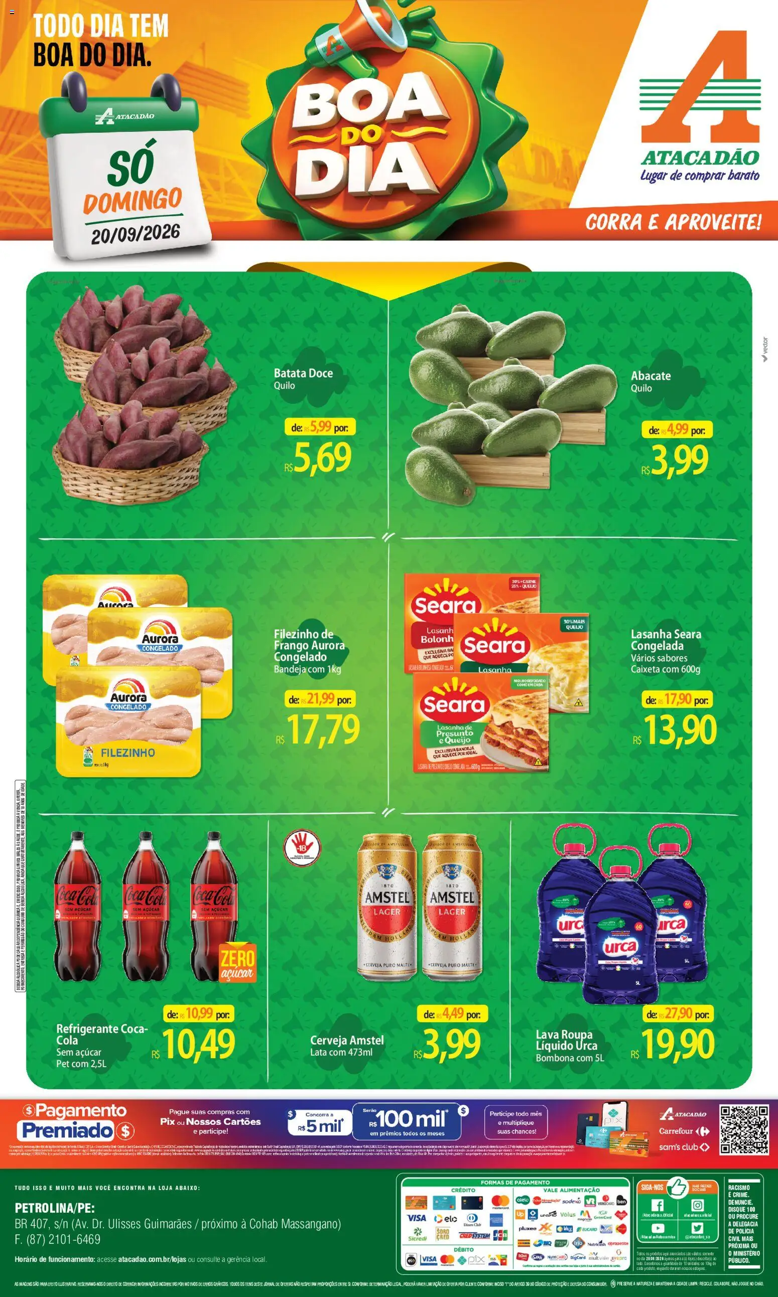 Pré-Visualização do folheto "Atacadão ofertas - PE" da loja Atacadão válido a partir de 20/09/2026