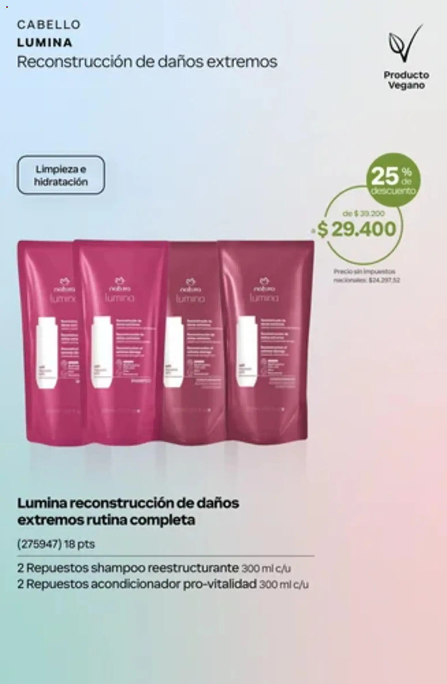 Vista previa del folleto de la tienda Natura válido desde el 01/10/2026 - Shampoo, Acondicionador
