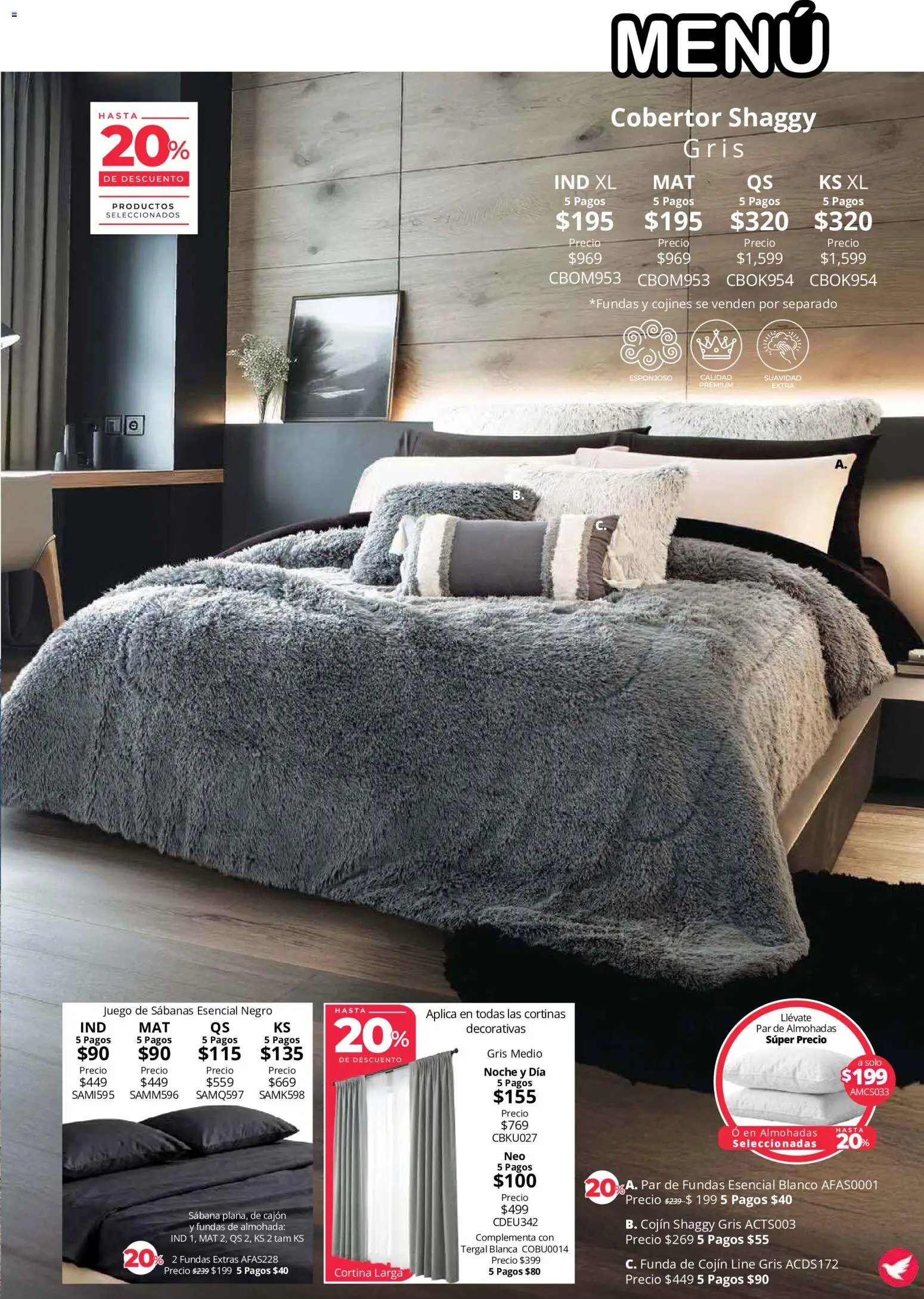 Vista previa las ofertas de la tienda Colchas Concord - Colchas Concord catálogo Colección Cobertor desde el 01/08/2026 