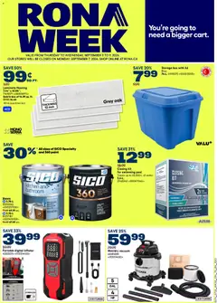 Preview of leaflet Rona weekly flyer from shop Rona is valid from Sep 03, 2026