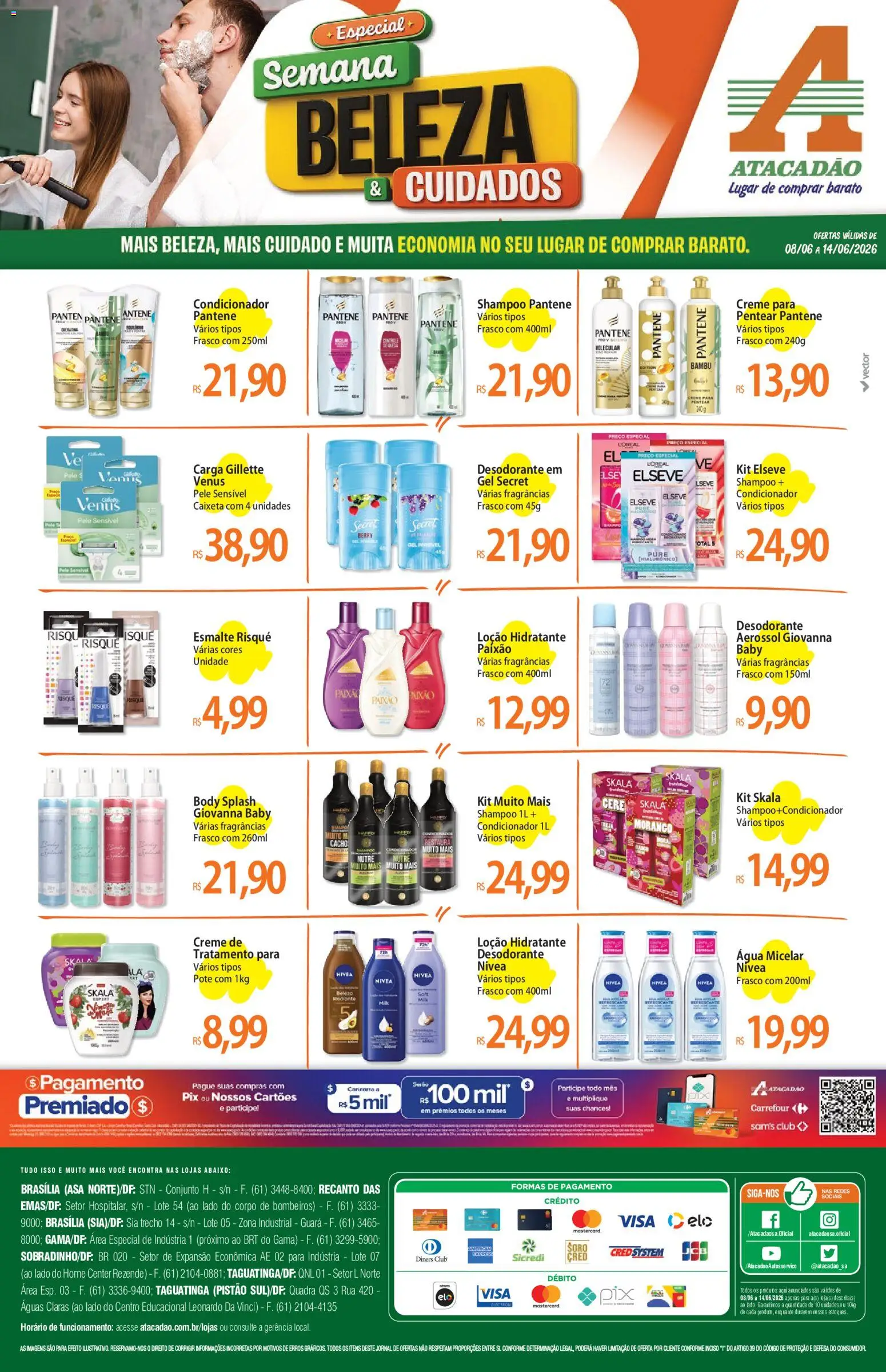 Pré-Visualização do folheto "Atacadão ofertas - DF" da loja Atacadão válido a partir de 08/06/2026