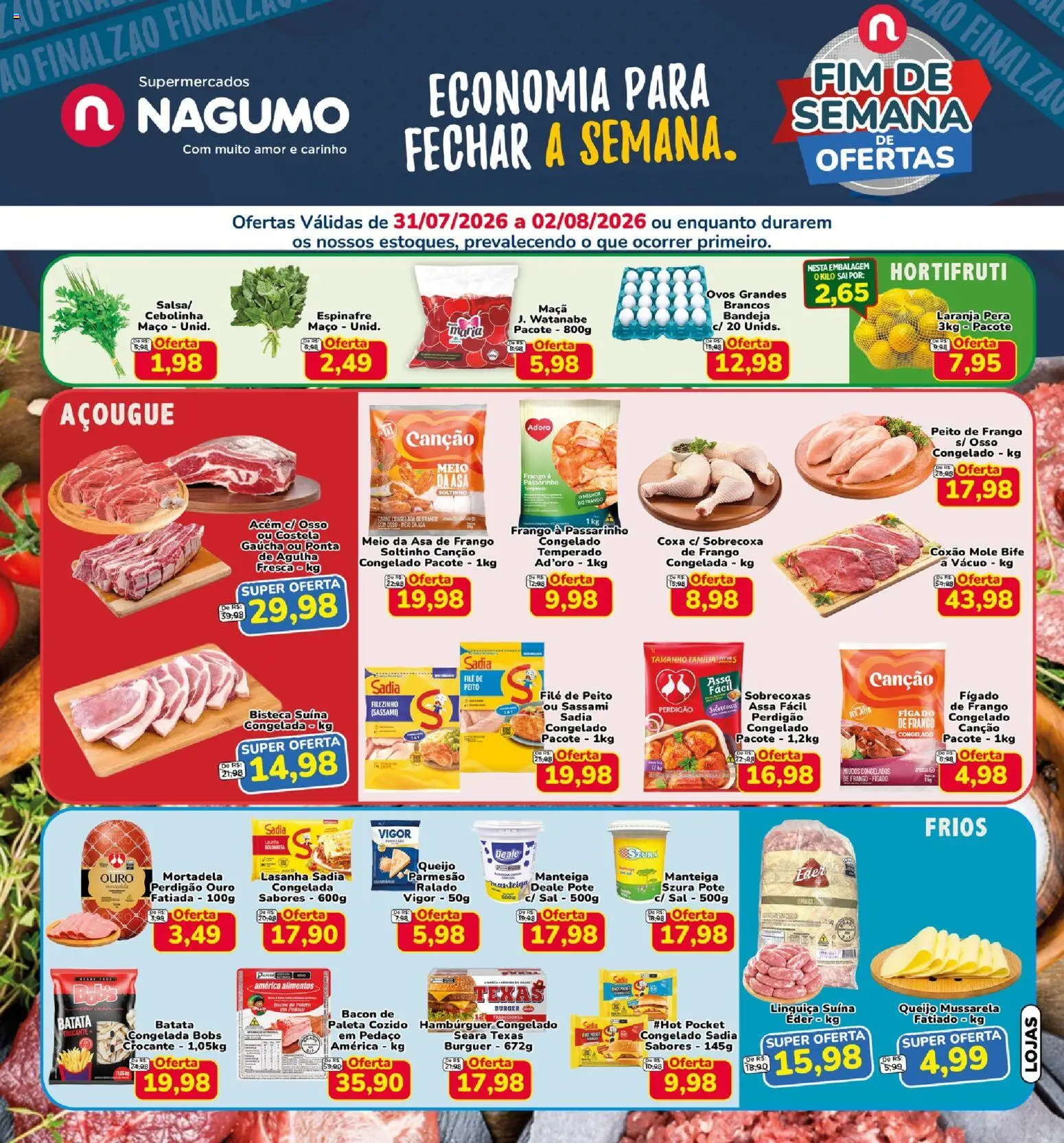 Pré-Visualização do folheto "Nagumo ofertas FDS" da loja Nagumo válido a partir de 31/07/2026