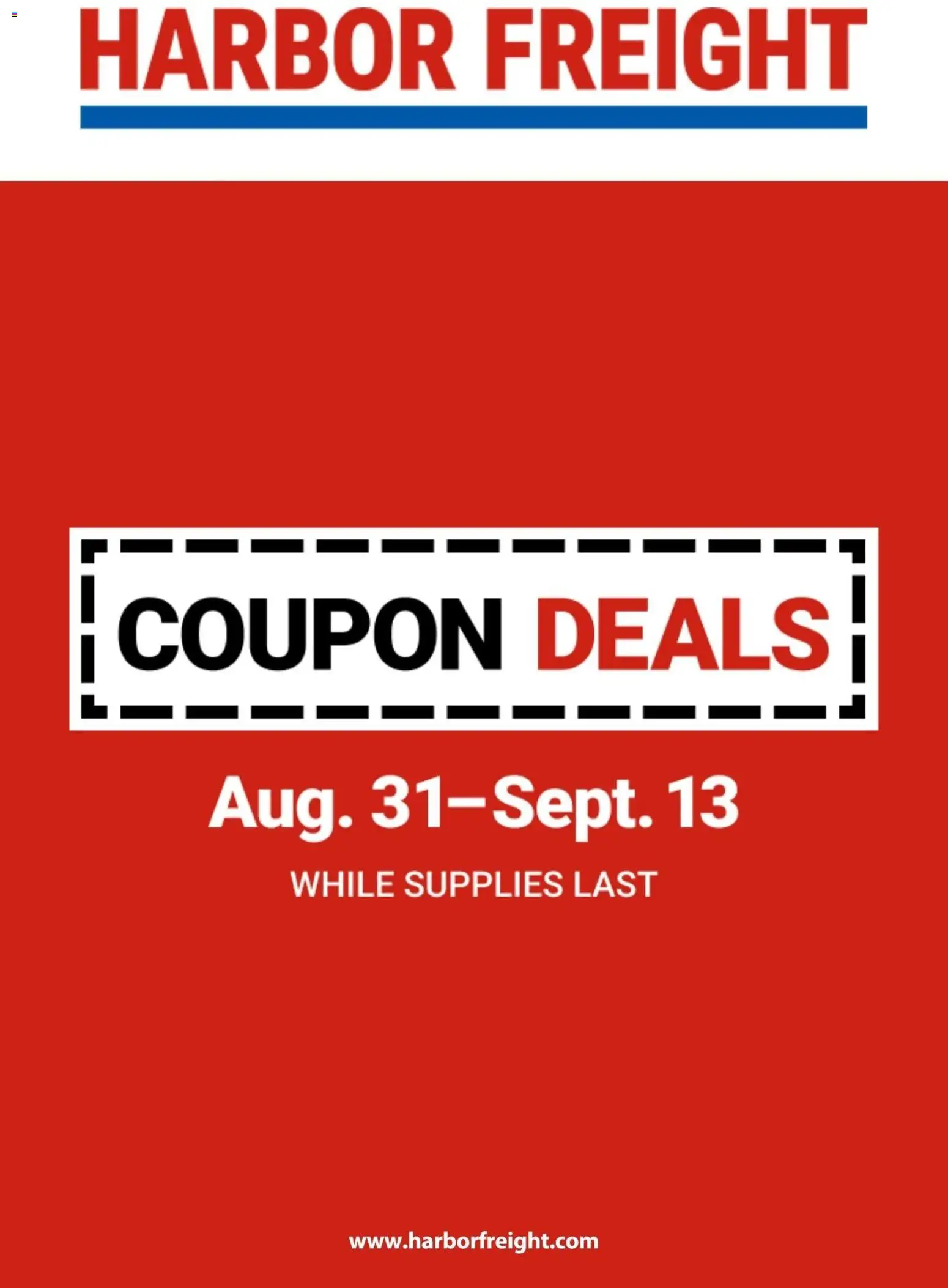 Ad Preview of Harbor Freight Harbor Freight Weekly Ad from 08/31/2026