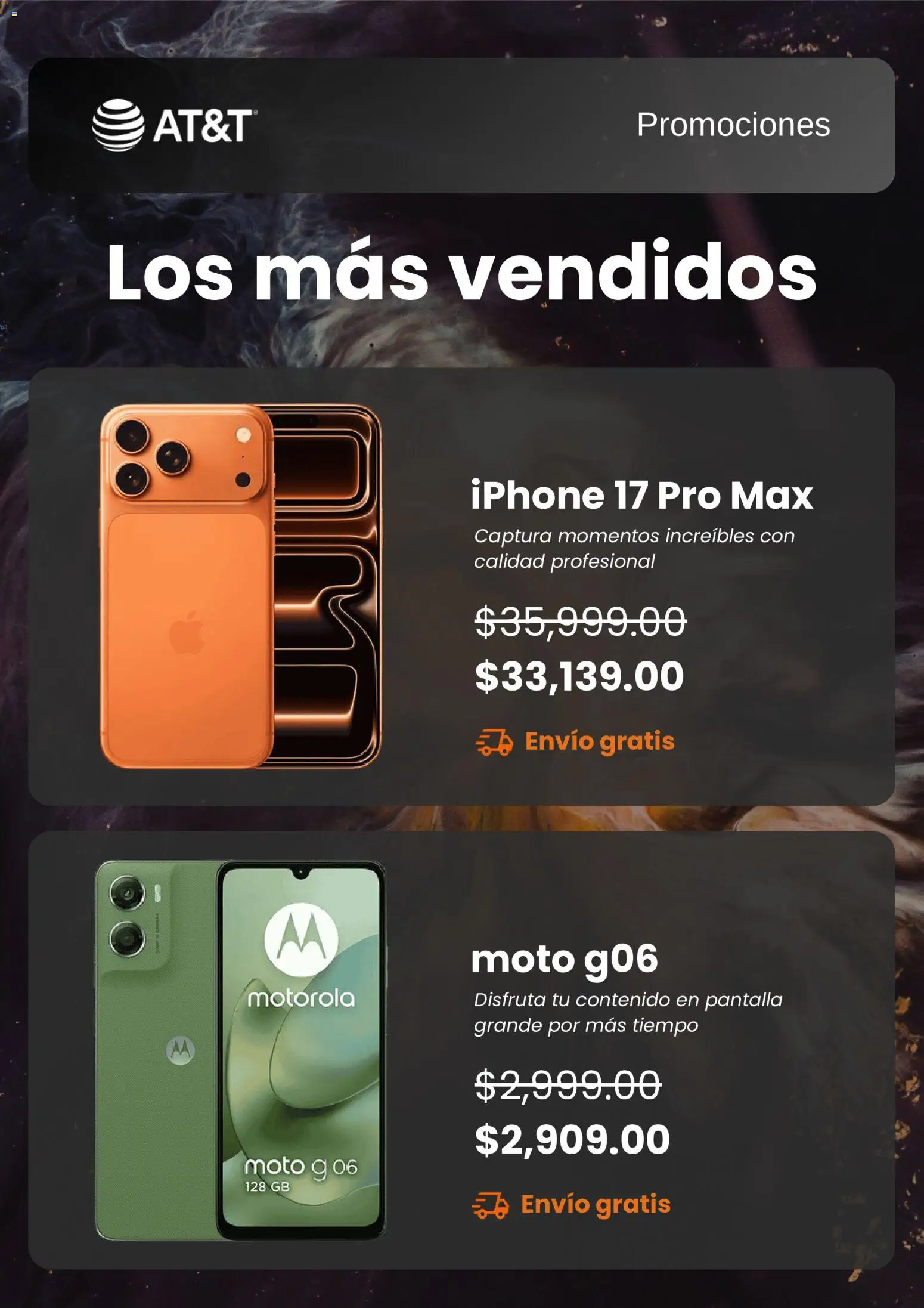 Vista previa las ofertas de la tienda AT&T - AT&T catálogo desde el 26/10/2026 