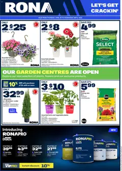 Preview of leaflet Rona weekly flyer from shop Rona is valid from Apr 30, 2026
