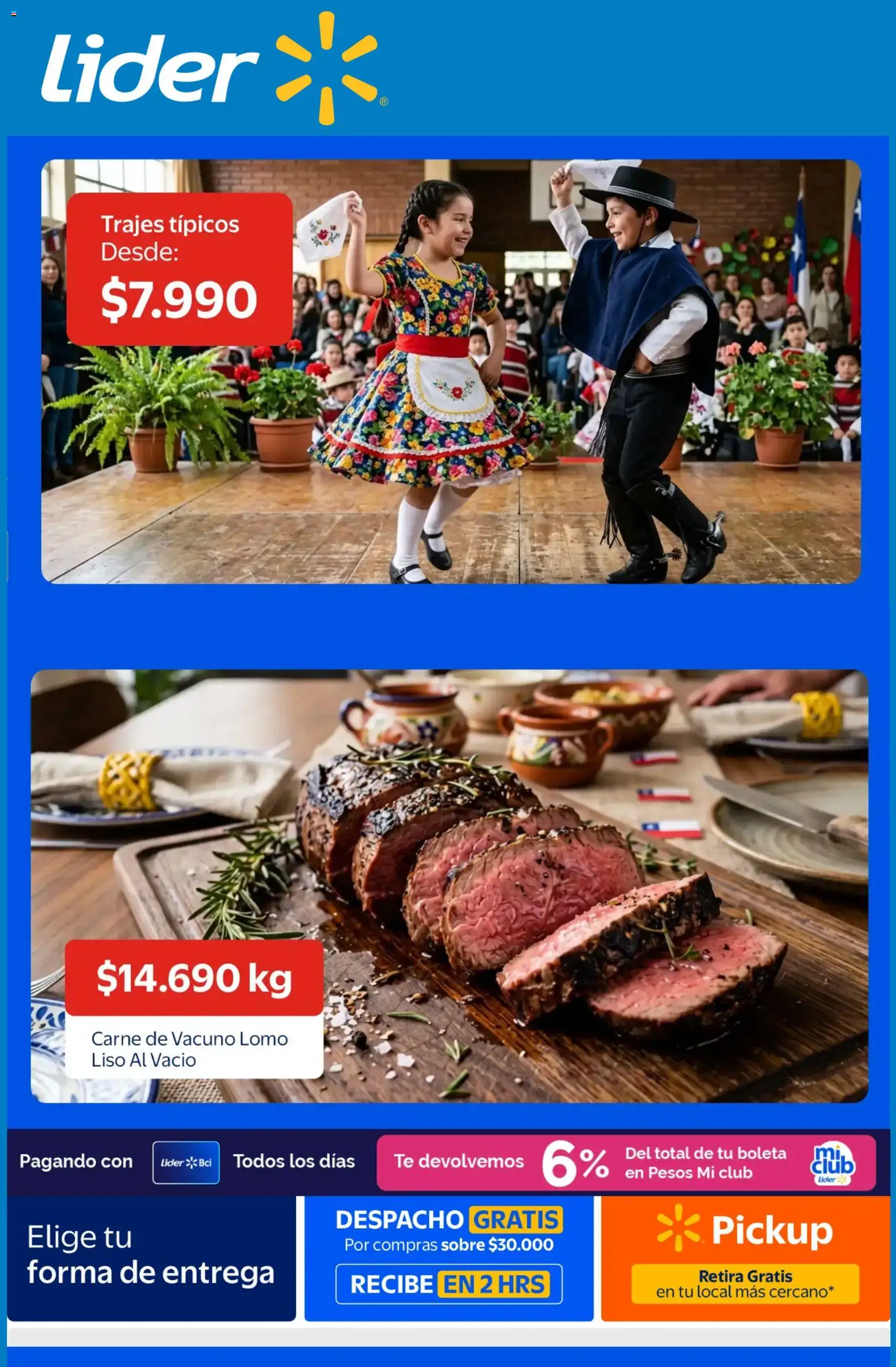 Folleto de la tienda Lider válido desde el 25.08.2026 