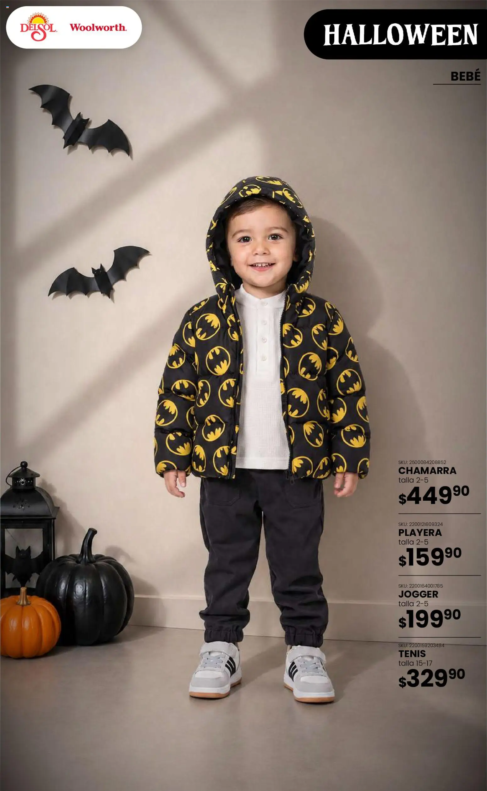 Vista previa las ofertas de la tienda Del Sol y Woolworth - Del Sol y Woolworth catálogo Halloween desde el 22/10/2026 
