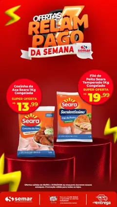 Pré-Visualização do folheto "Semar Supermercado ofertas Relampago" da loja Semar Supermercado válido a partir de 08/05/2026